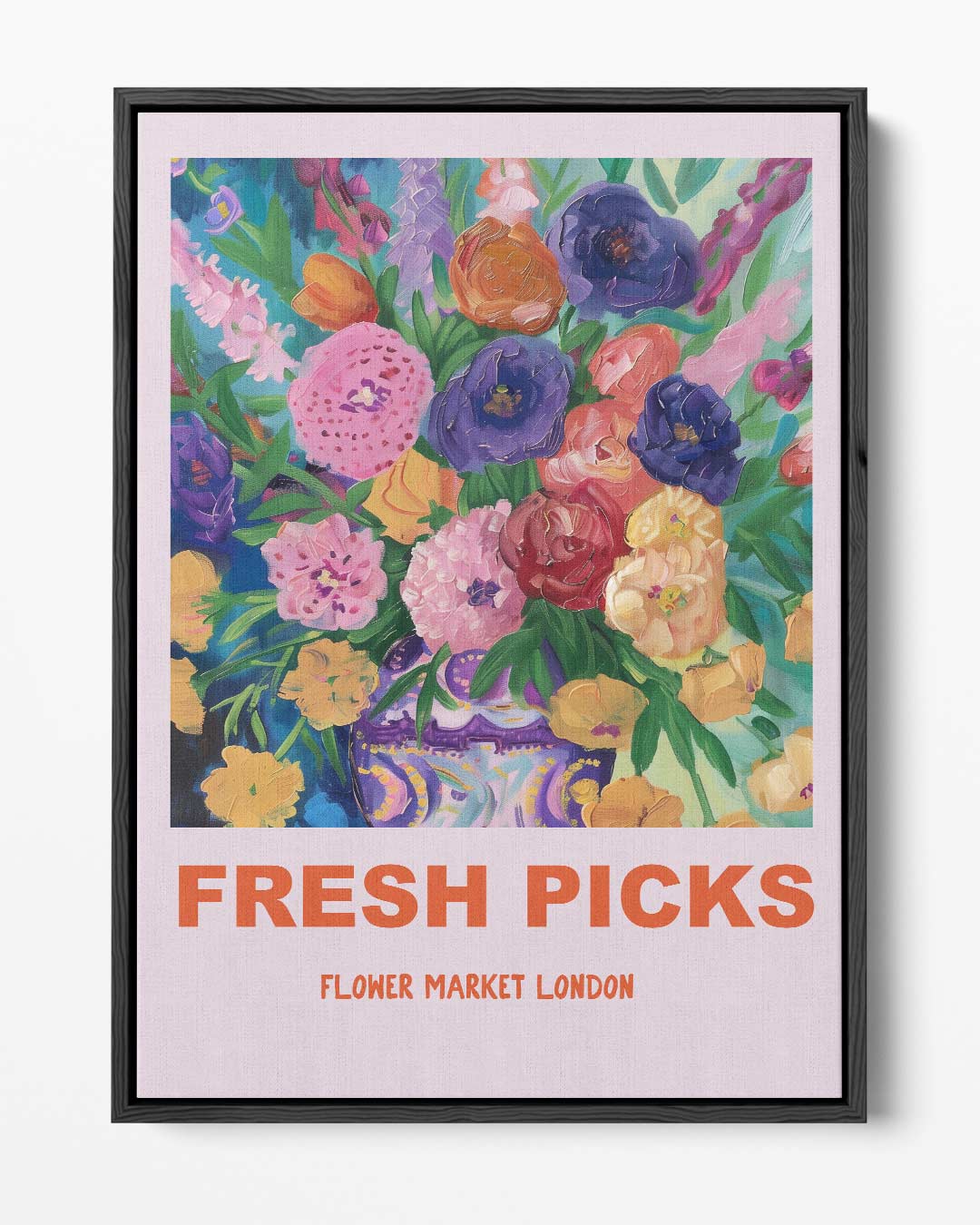 Bloemenpracht in Londen Kunstwerk-canvas-dibond-plexiglas-wanddecoratie-WallArtistic