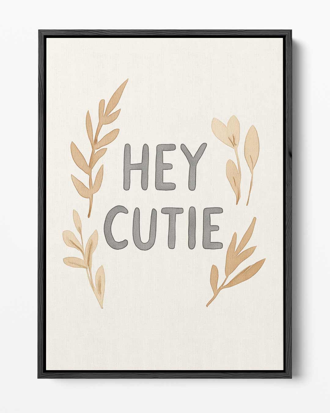 Hey Cutie Wanddecoratie Kunstwerk-canvas-dibond-plexiglas-wanddecoratie-WallArtistic