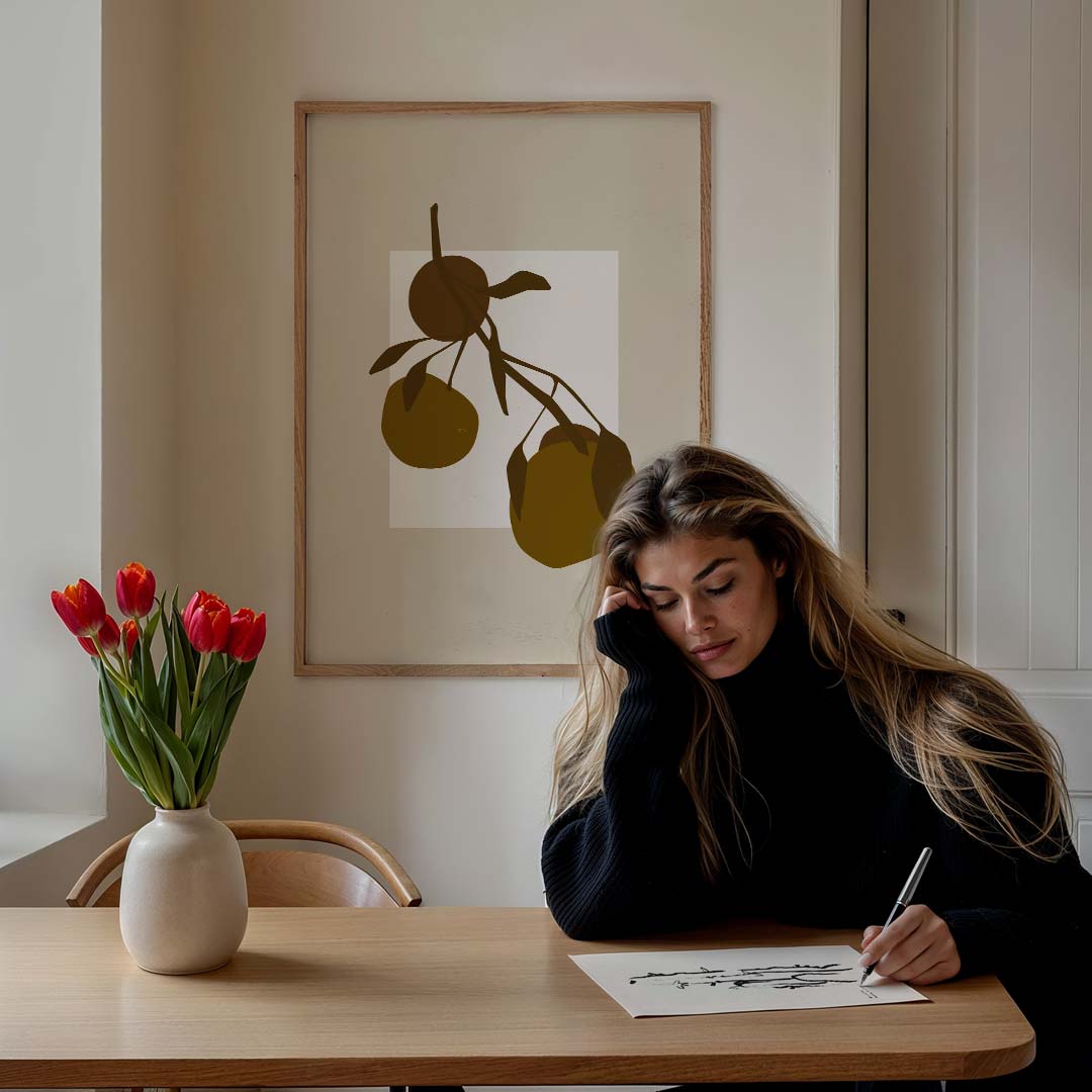 Rustieke Fruitkunstposter-WallArtistic