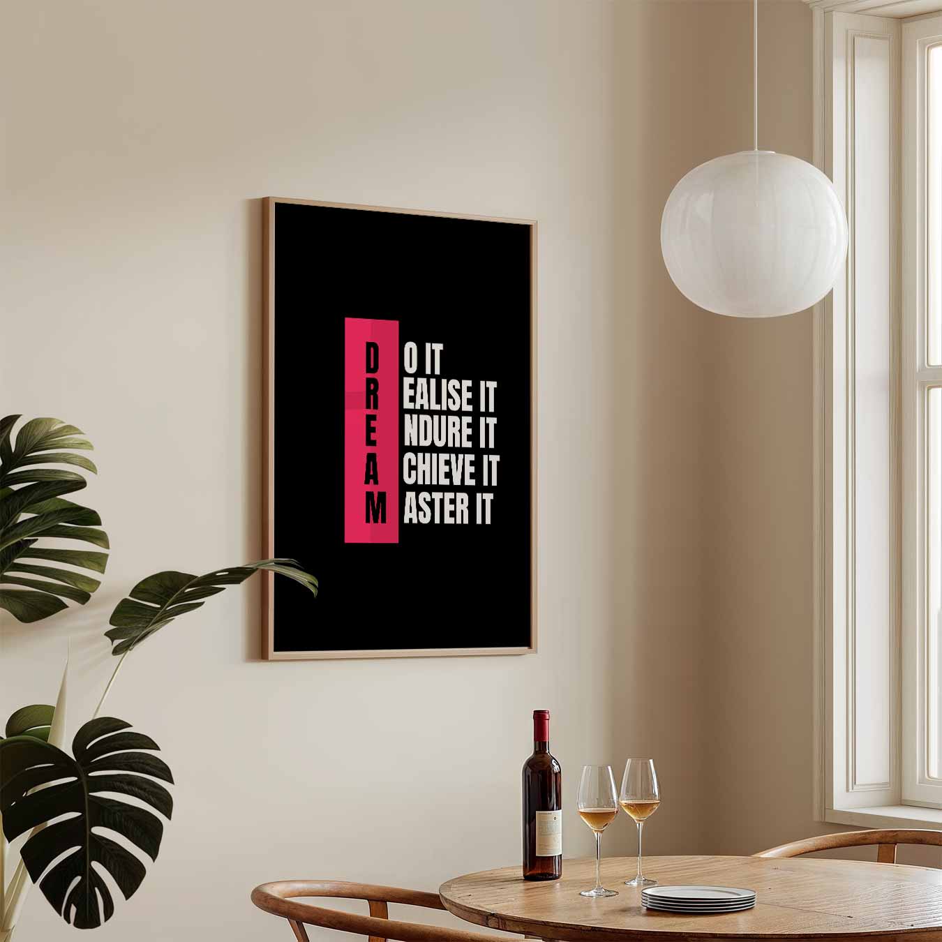 Motiverende Dromen Poster