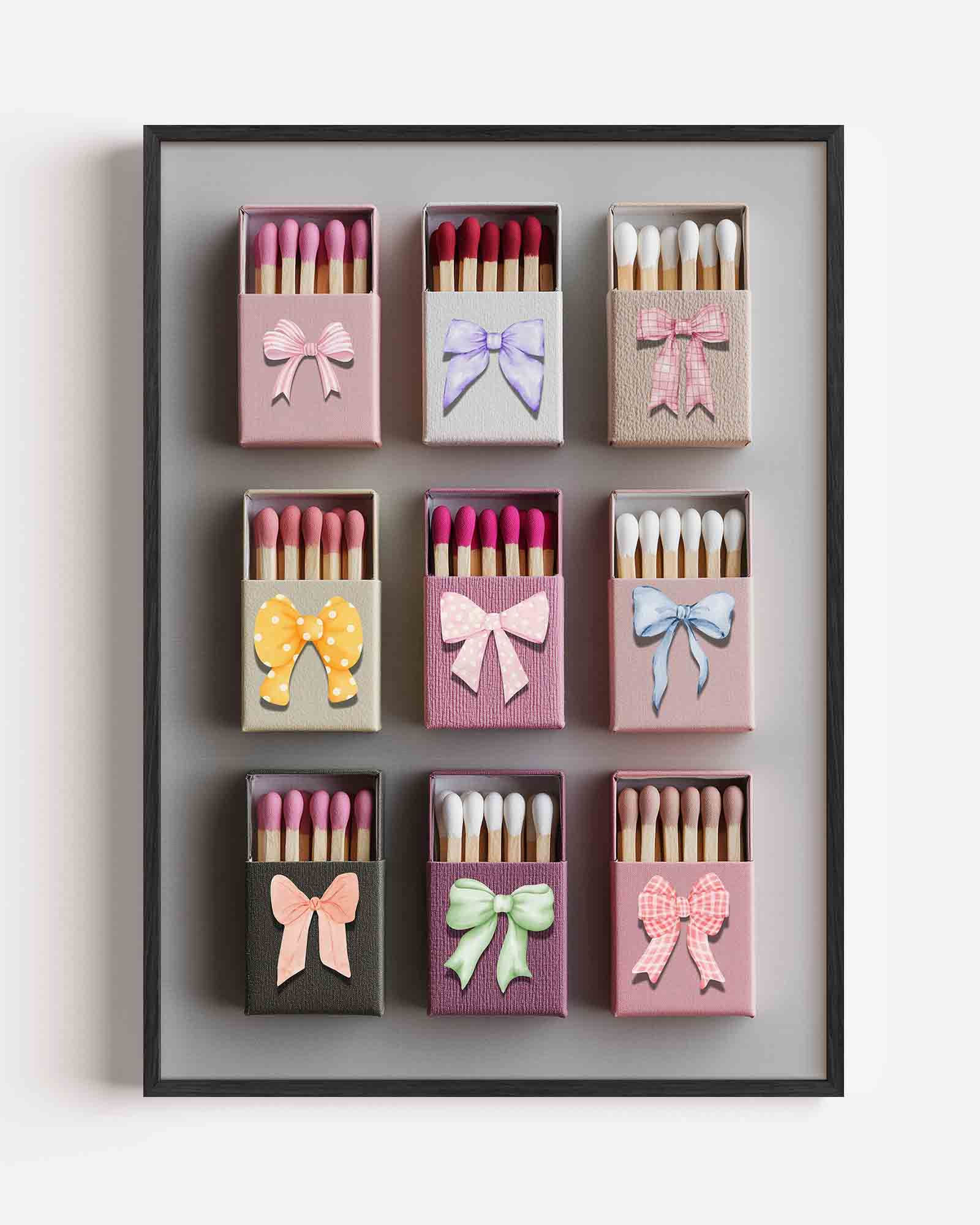 Luciferdoosjes met strikken Poster