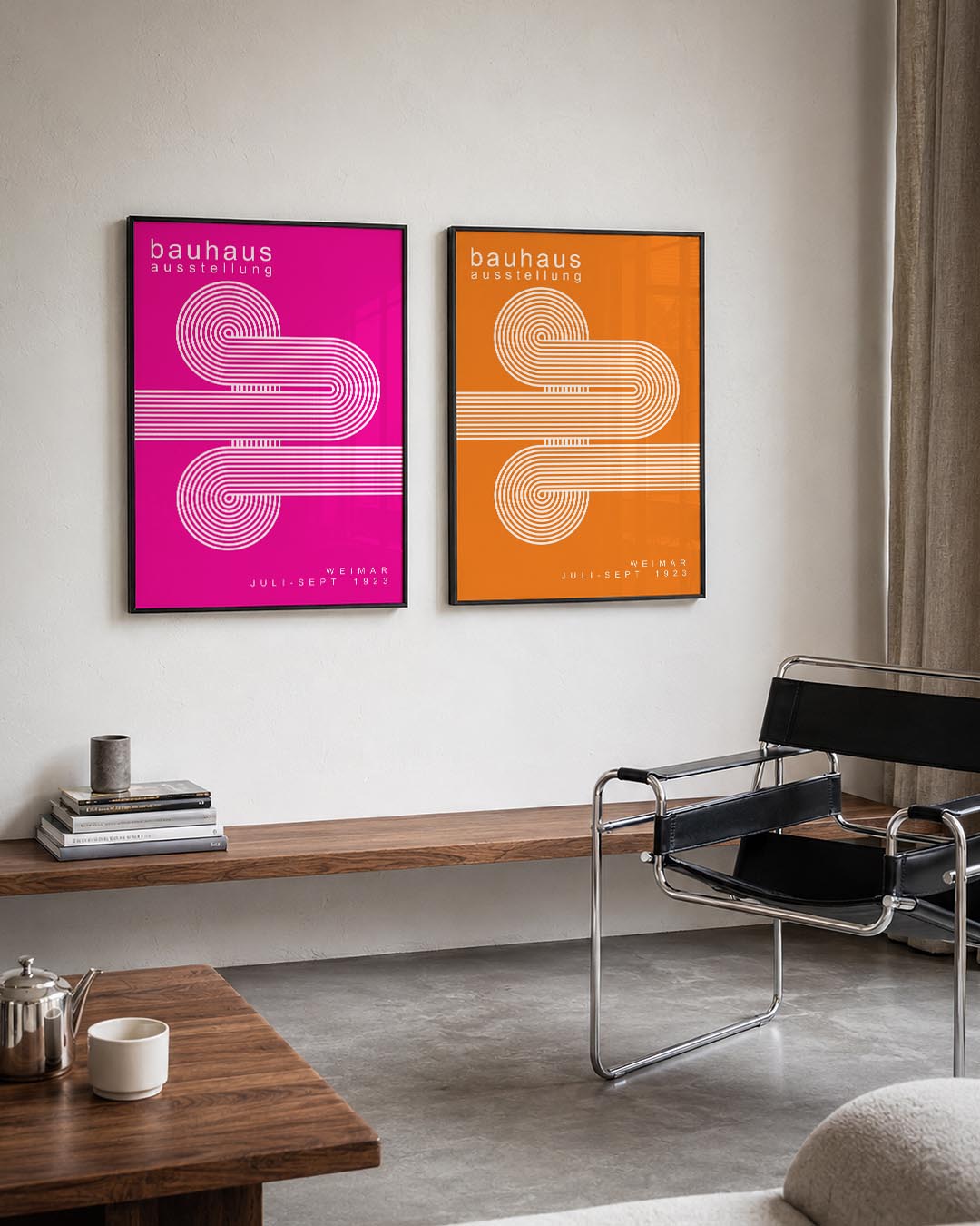 Lijnen en cirkelvormen Posterset