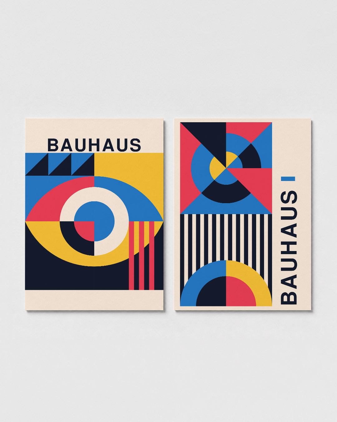 Vorm en kleurenspel Posterset