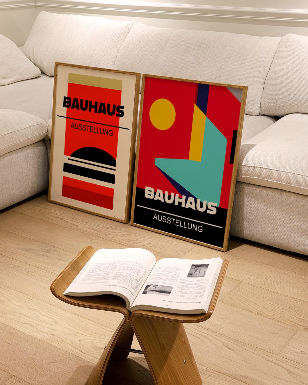 Vormen en kleurvlakken Posterset