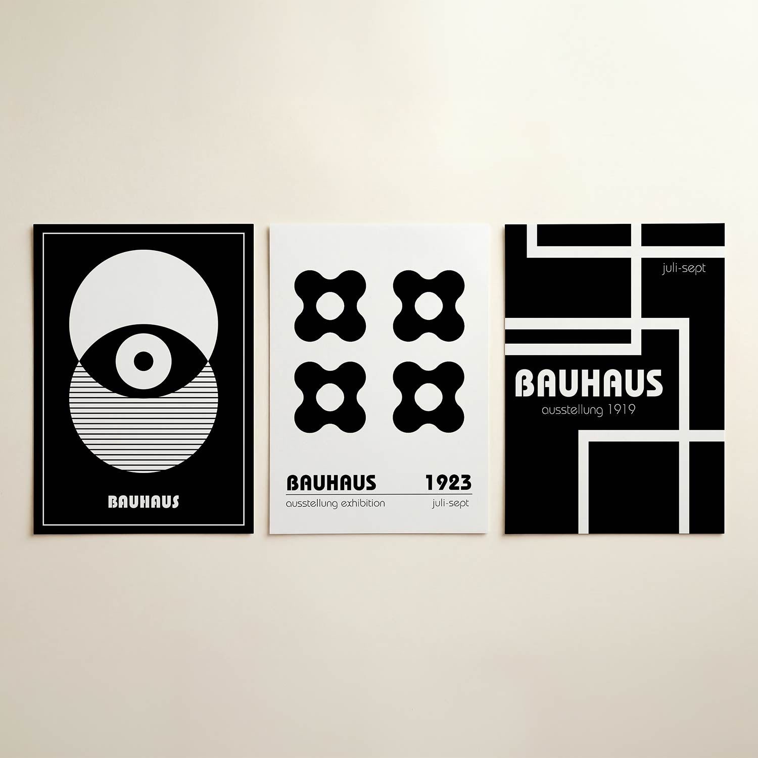 Cirkel en lijnen Posterset