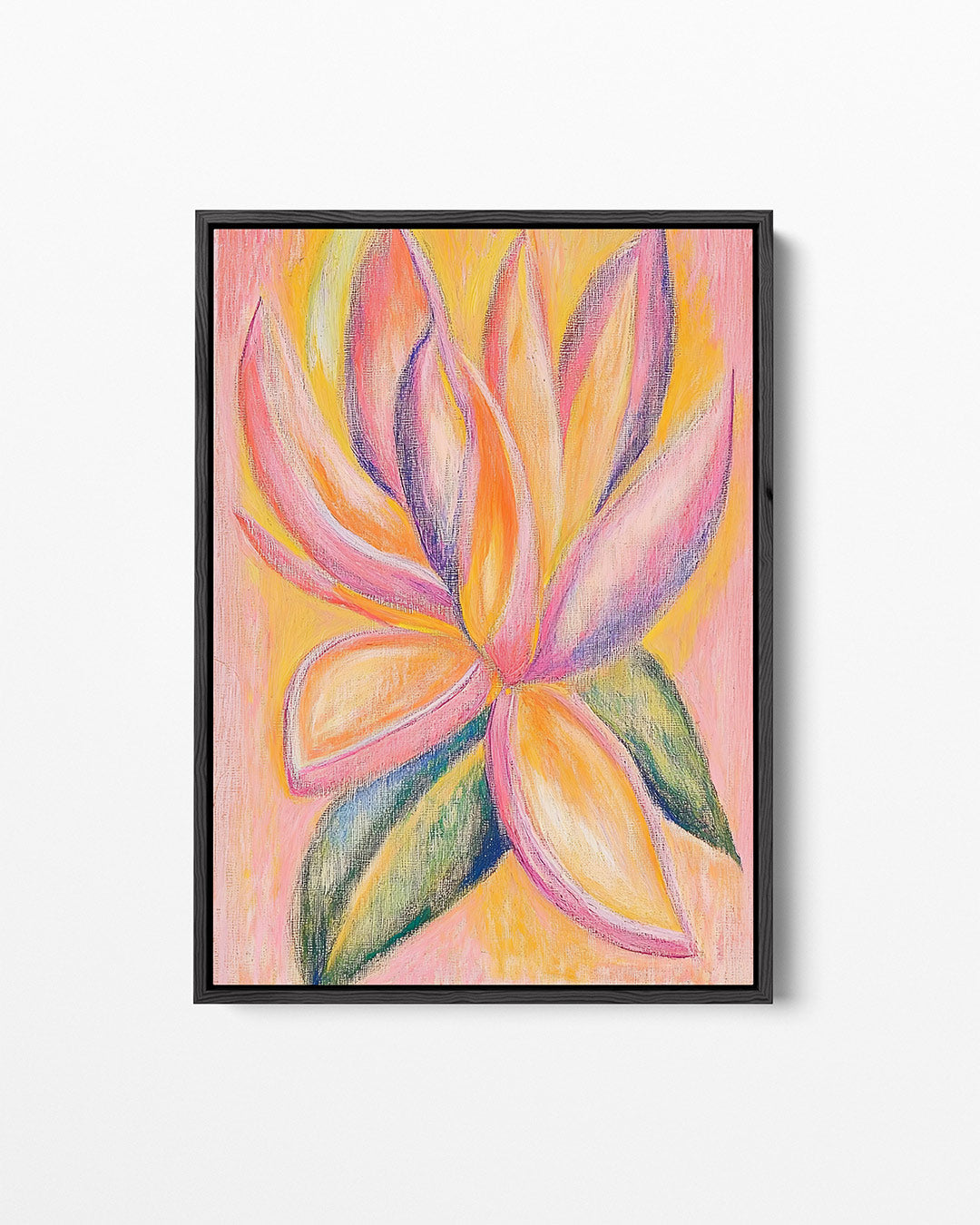 Vrolijke bloemvormen Kunstwerk
