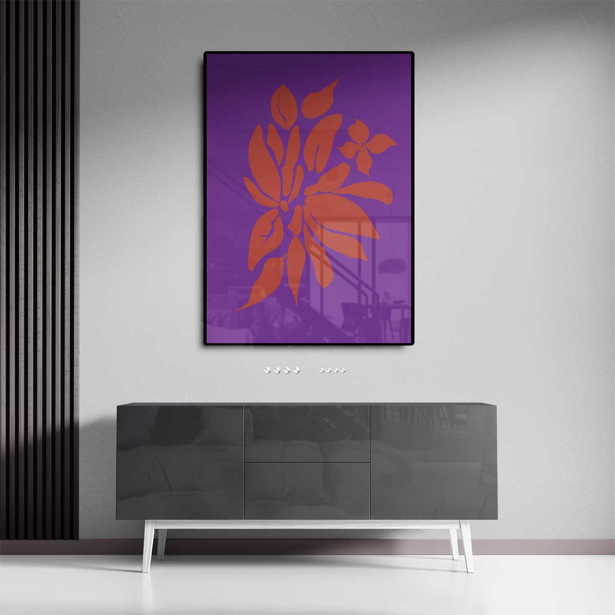 Kleurrijke Bloemblaadjes Kunstwerk-canvas-dibond-plexiglas-wanddecoratie-WallArtistic