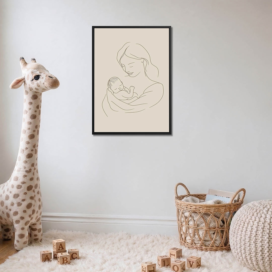 Lijntekening Kunstwerk
