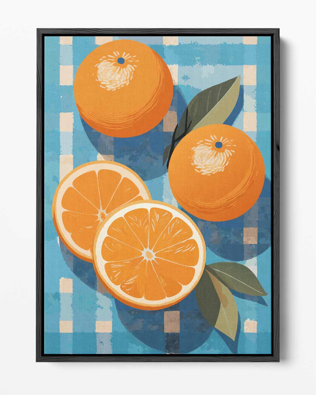 Zonnige Sinaasappeldroom Kunstwerk-canvas-dibond-plexiglas-wanddecoratie-WallArtistic