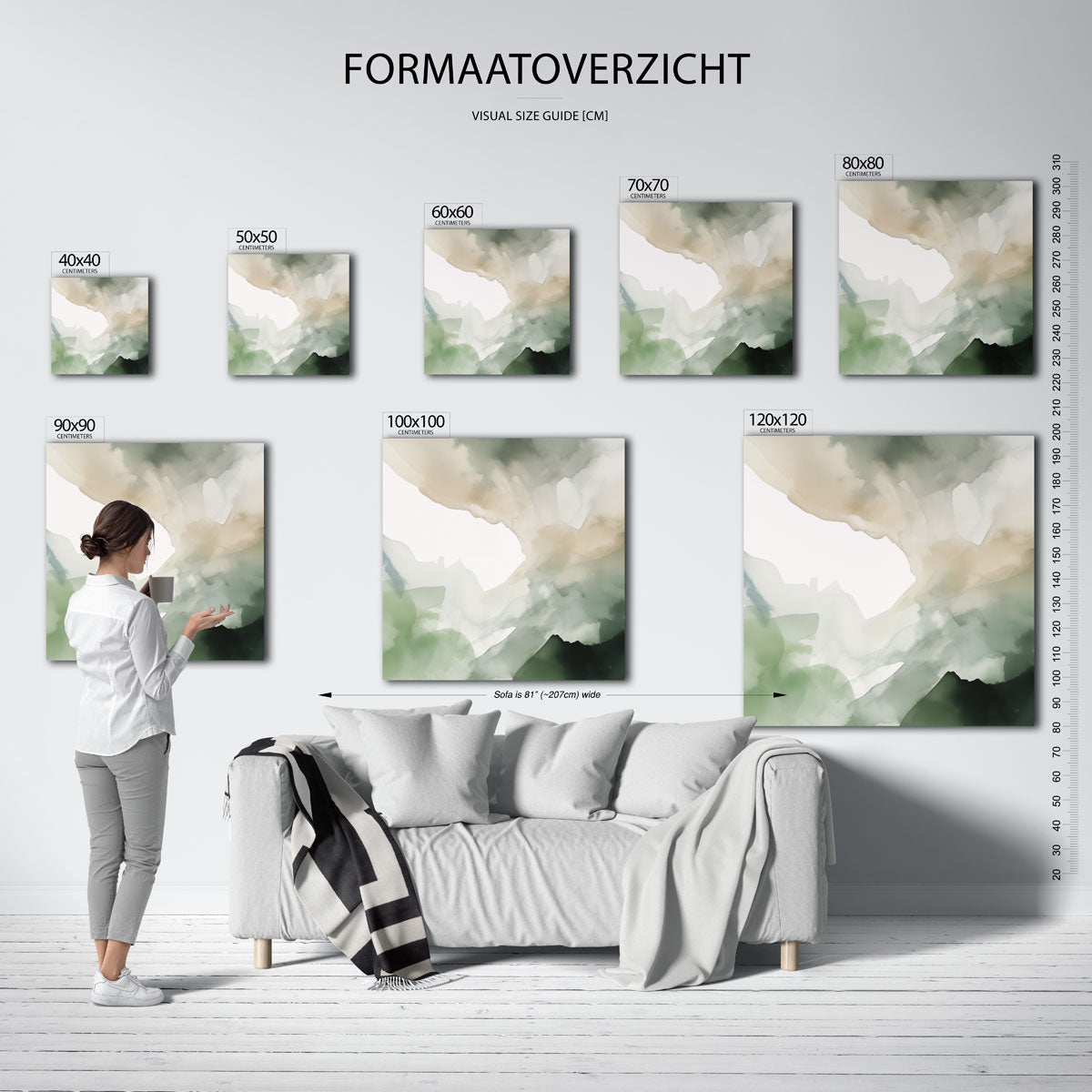 Abstracte vormen Poster