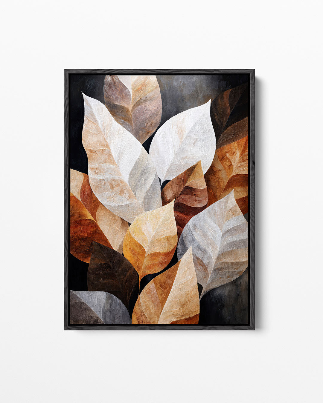 Bladeren compositie Kunstwerk