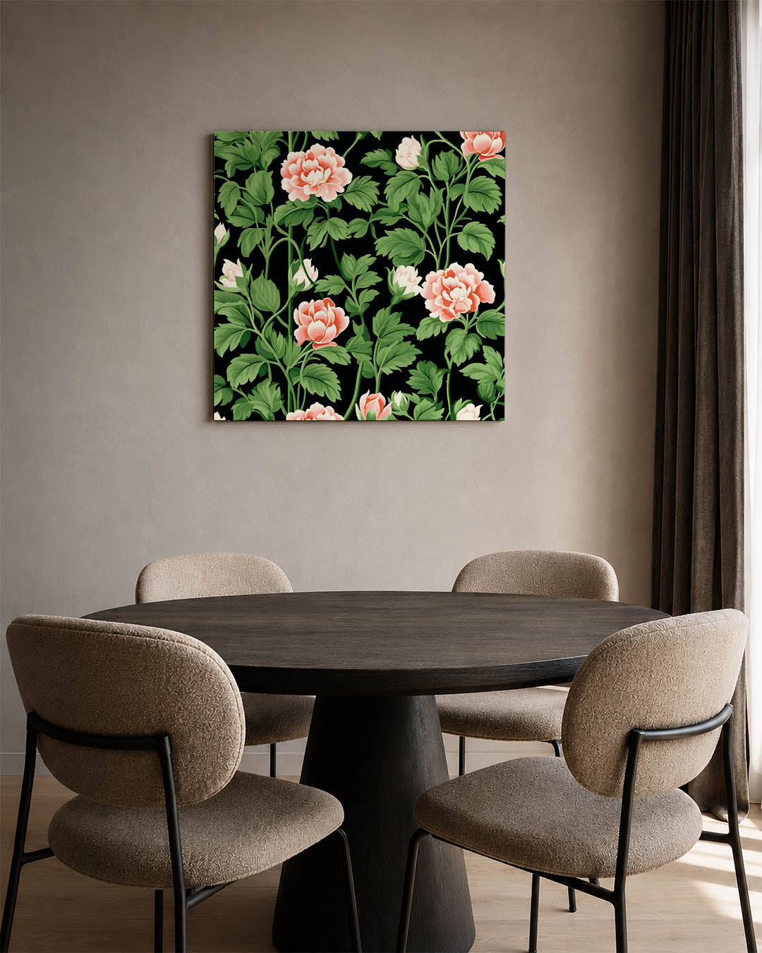 Bloemrijke patronen Kunstwerk