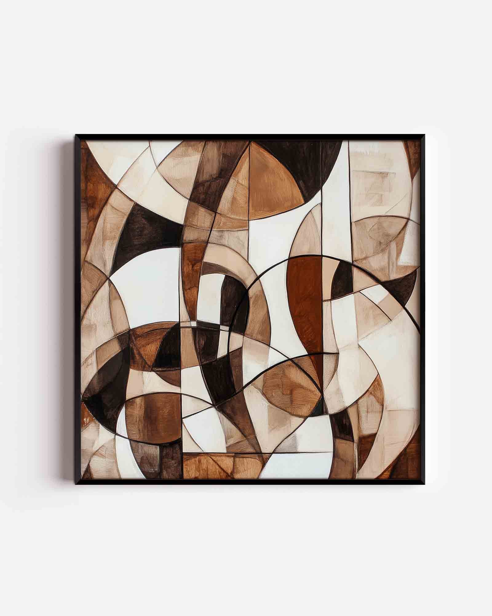 Abstracte vormen Poster