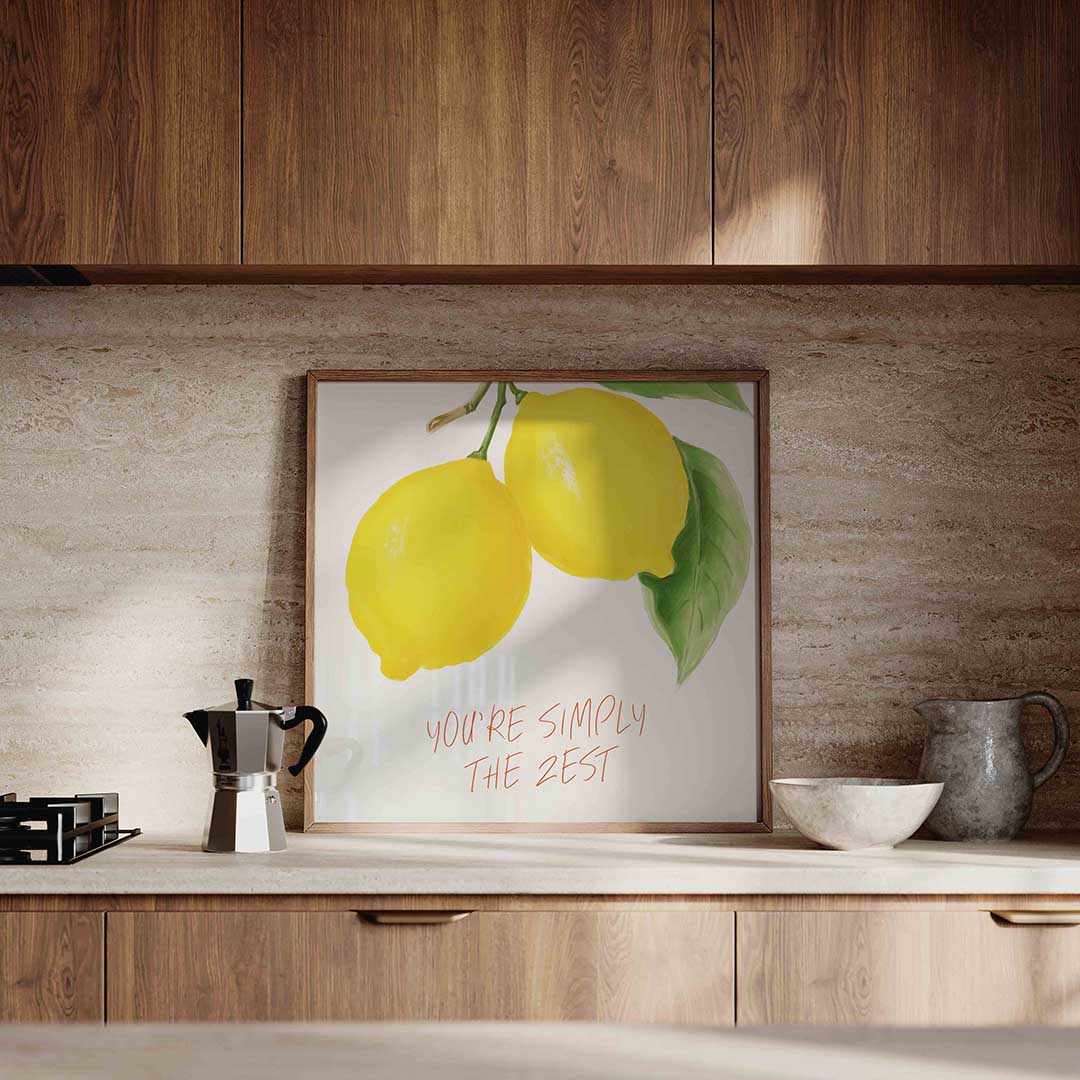 Citroenen met tekst Poster