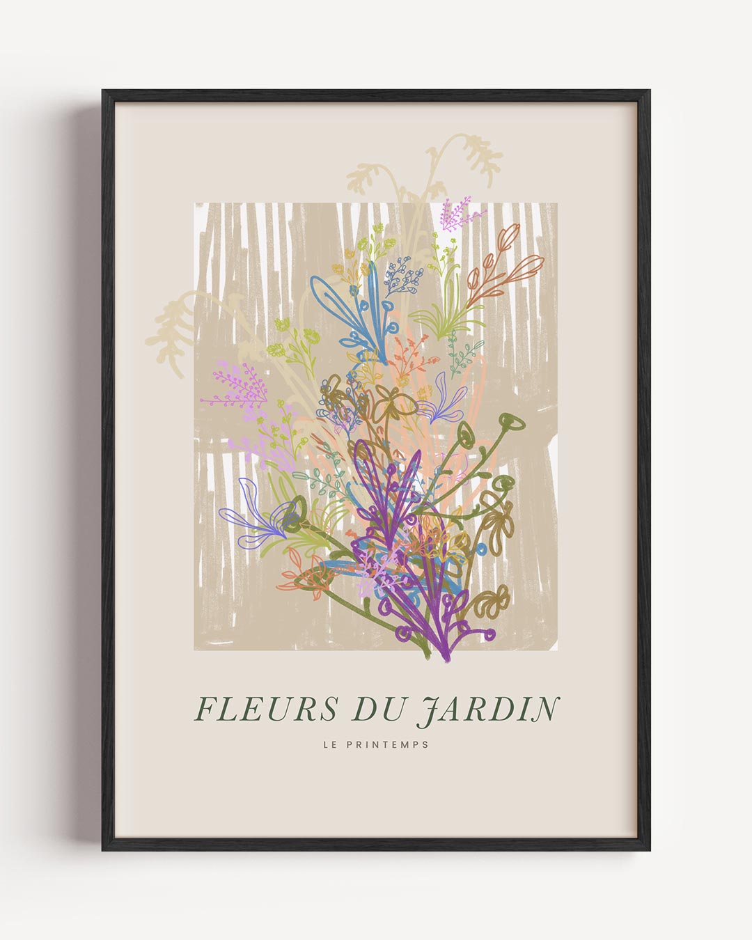 Bloemen van de Tuin Poster-WallArtistic