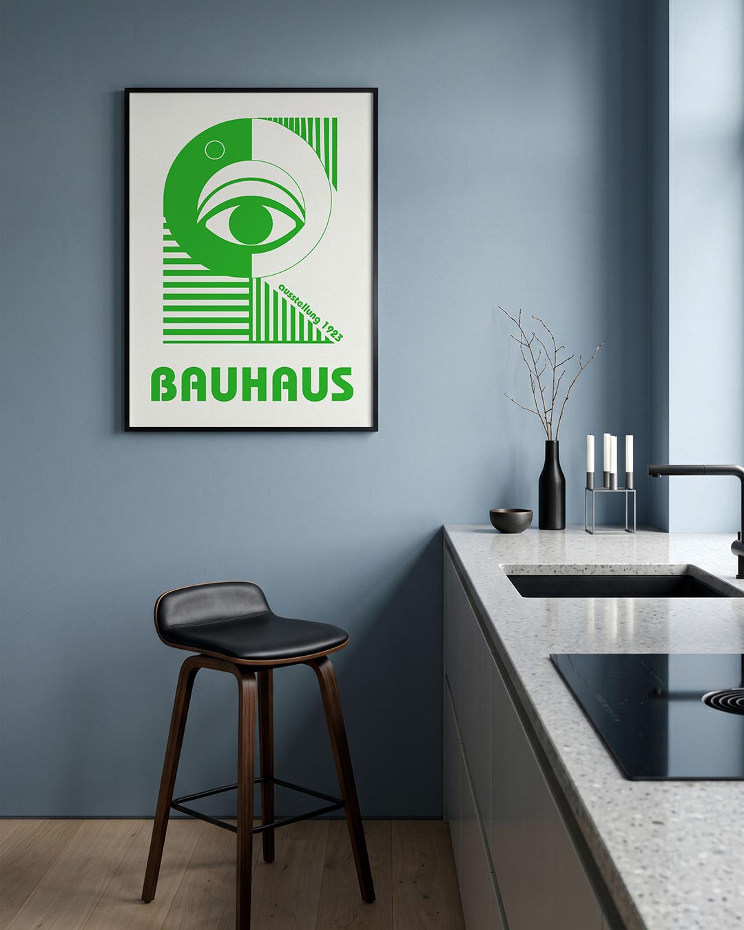 Oog en lijnen Poster
