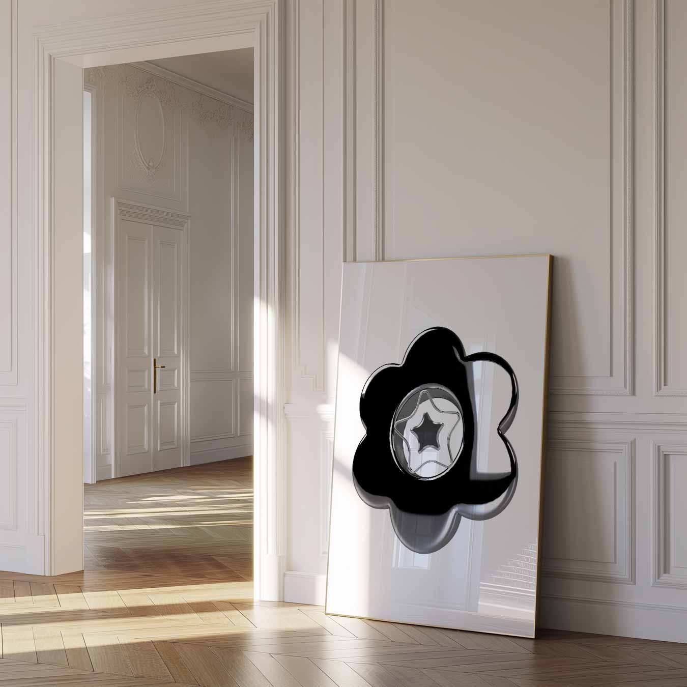 Stralende Ster Bloemenposter