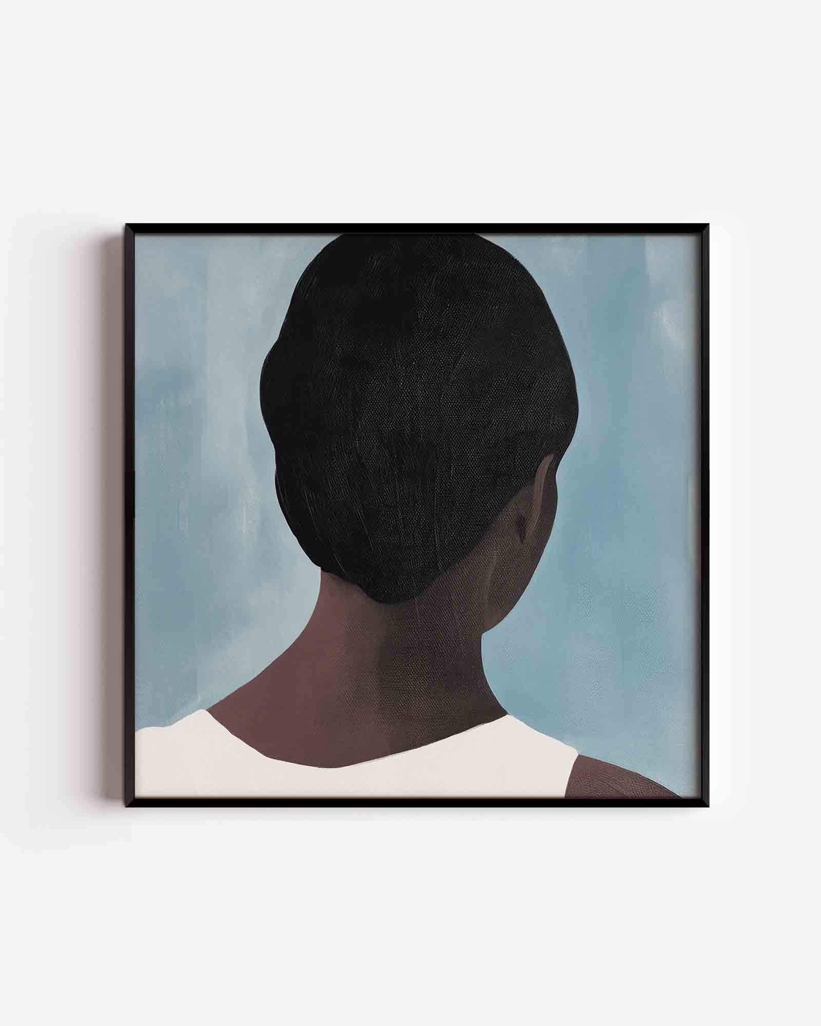 Achterkant van hoofd Poster