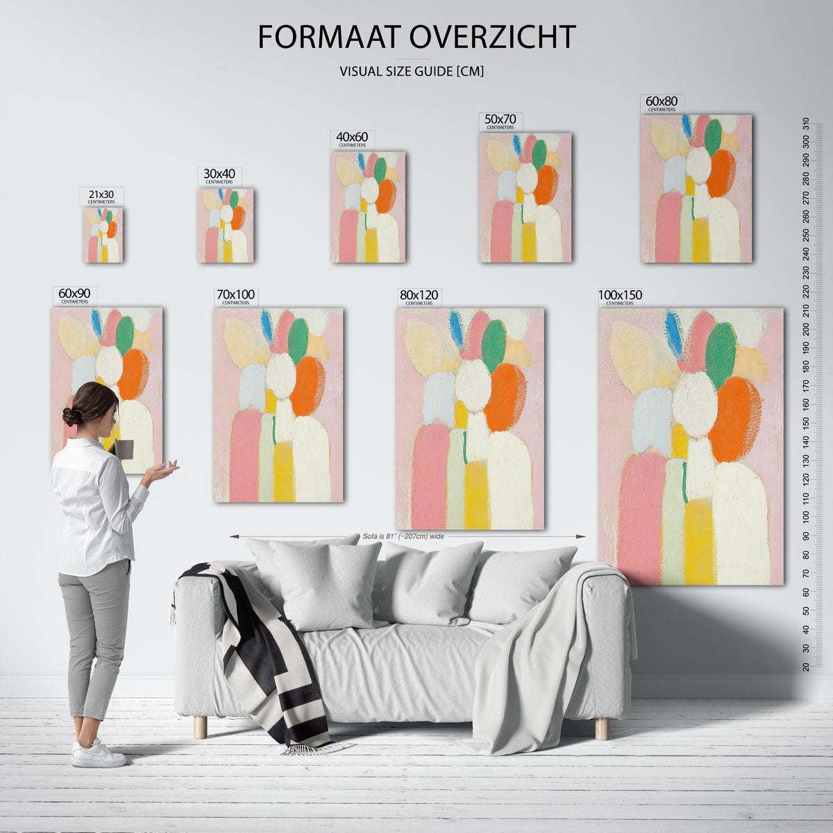 Abstracte vormen Poster