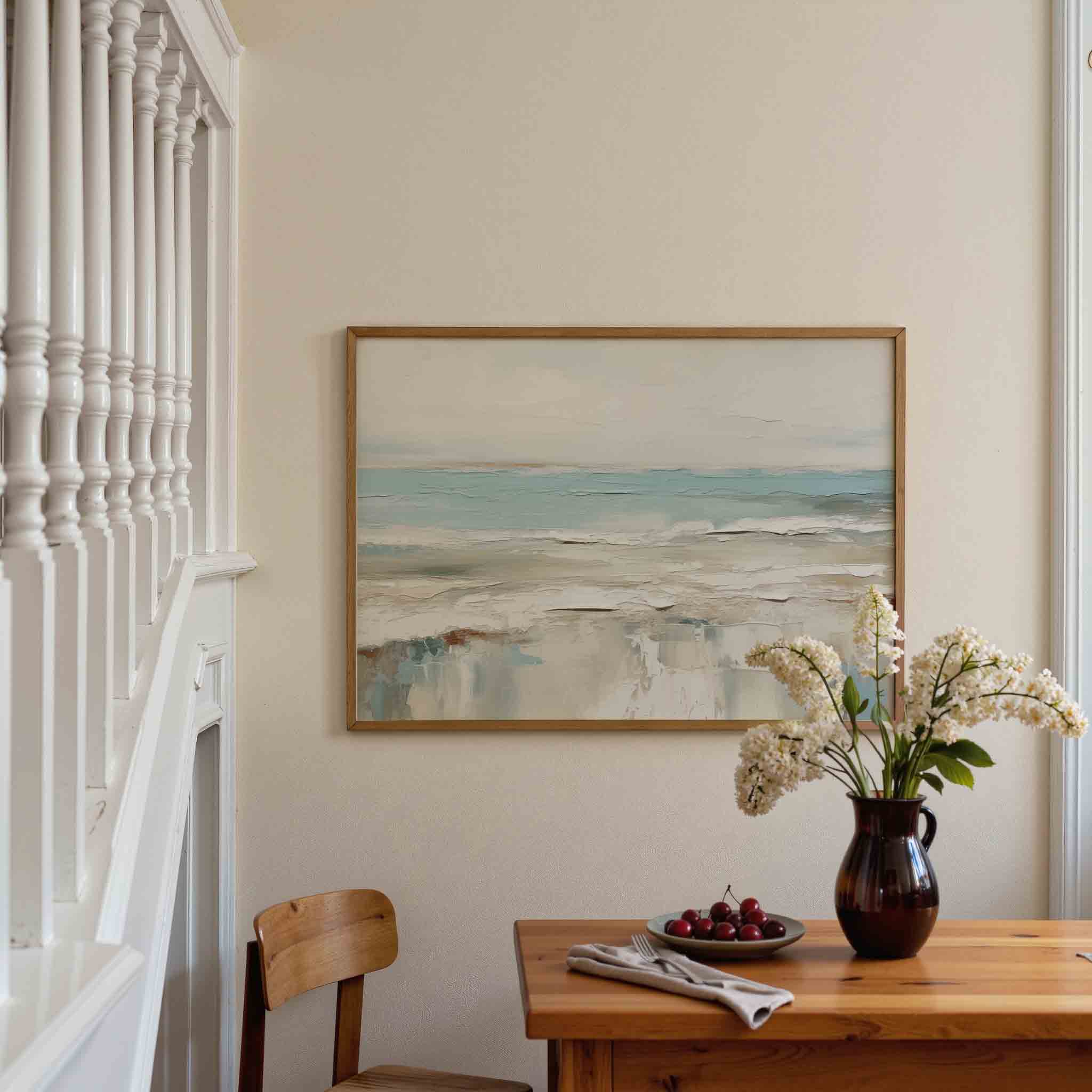 Strand en zee Poster