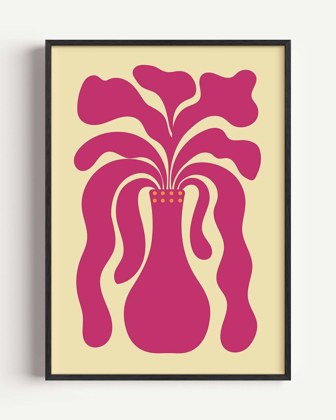Speelse Vaasvorm Illustratie Poster