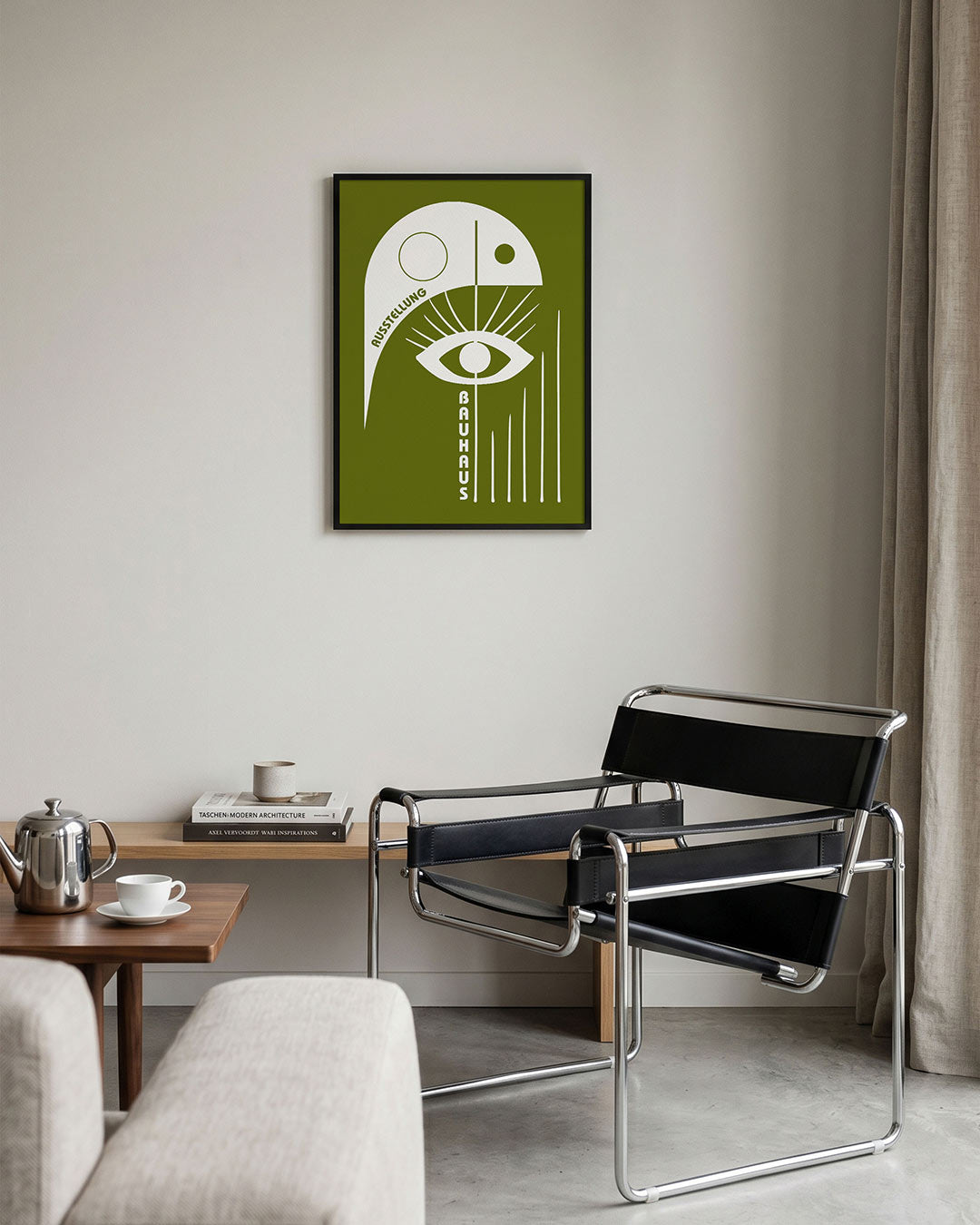Oog en lijnen Poster