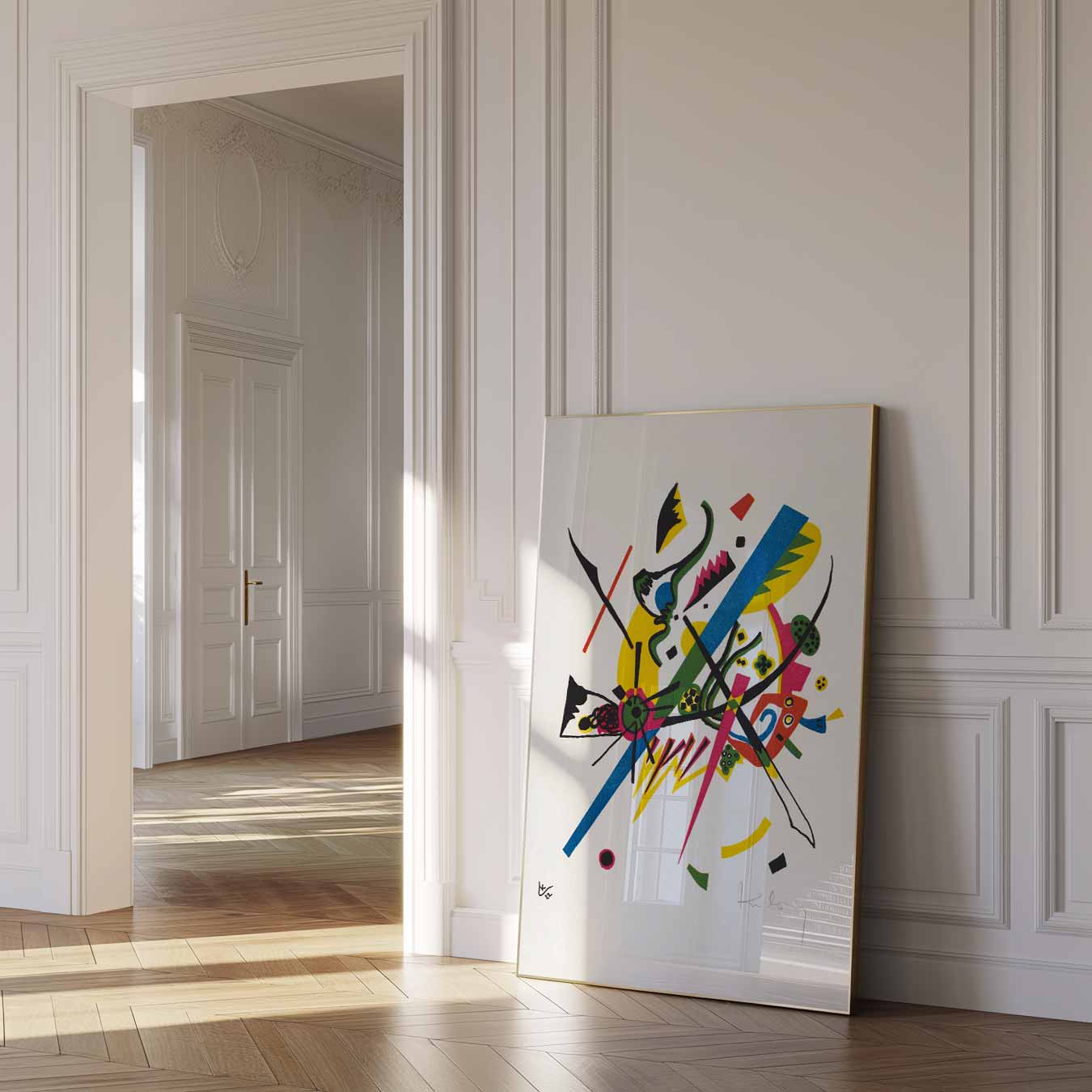 Vrolijke Abstracte Kleurenmix Poster