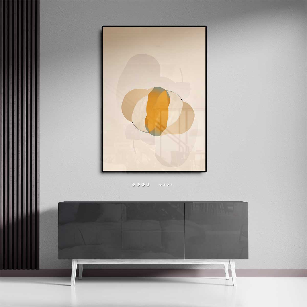Abstracte Zonsopkomst Kunstwerk-canvas-dibond-plexiglas-wanddecoratie-WallArtistic