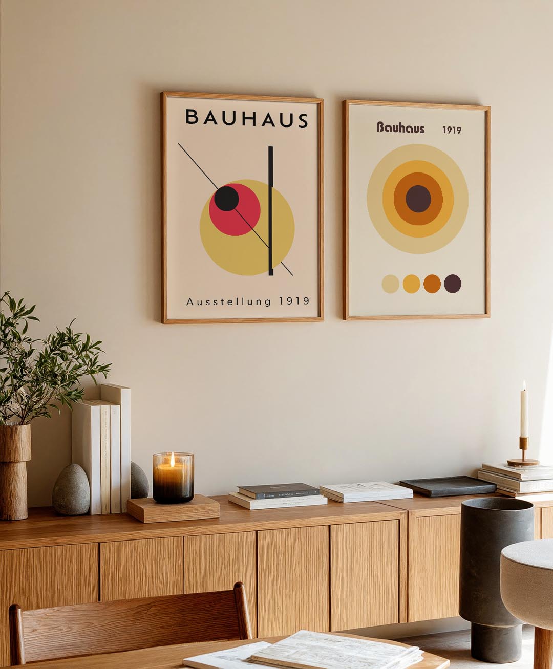 Vormen en lijnen Posterset