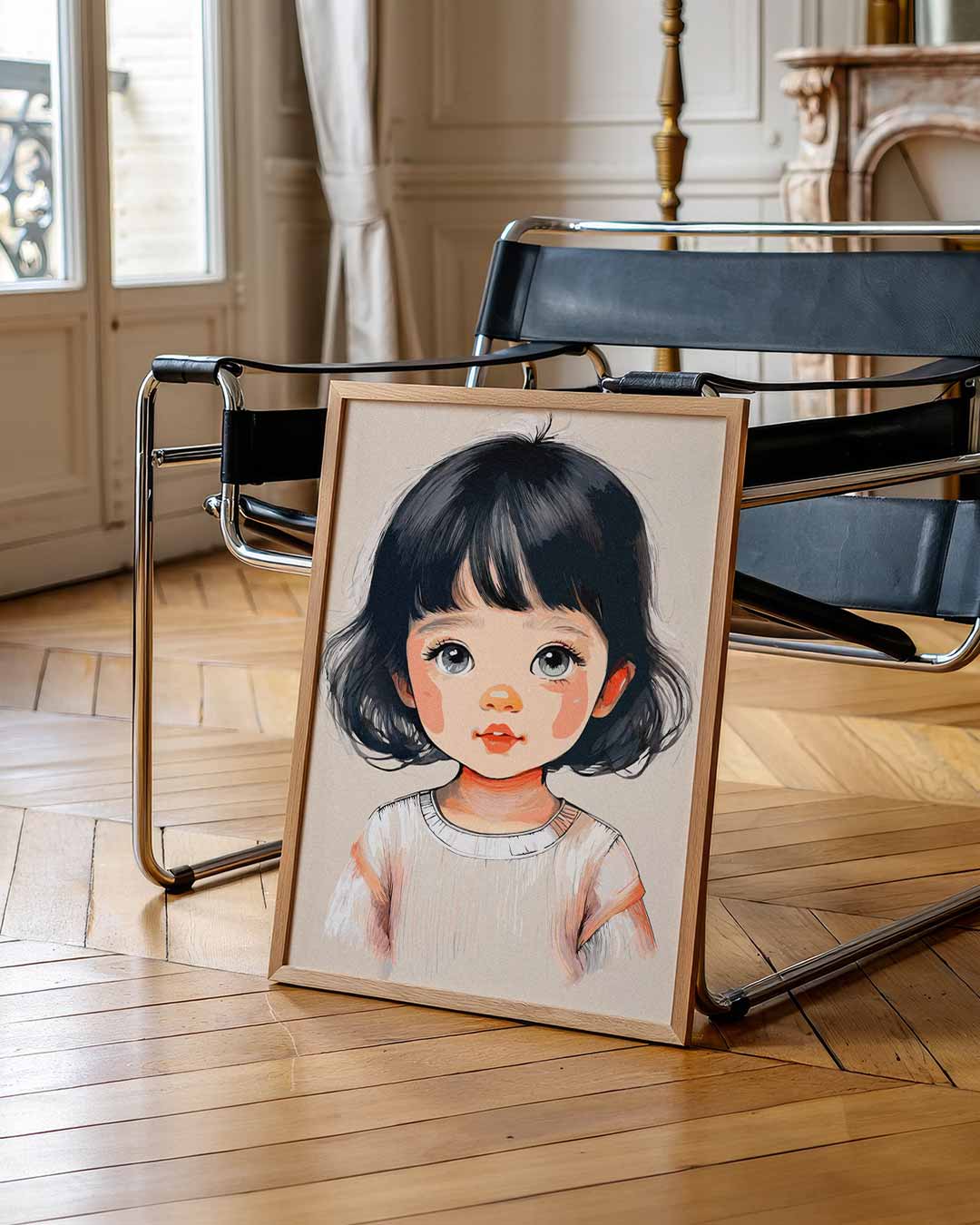Schattige Kinderportret Poster
