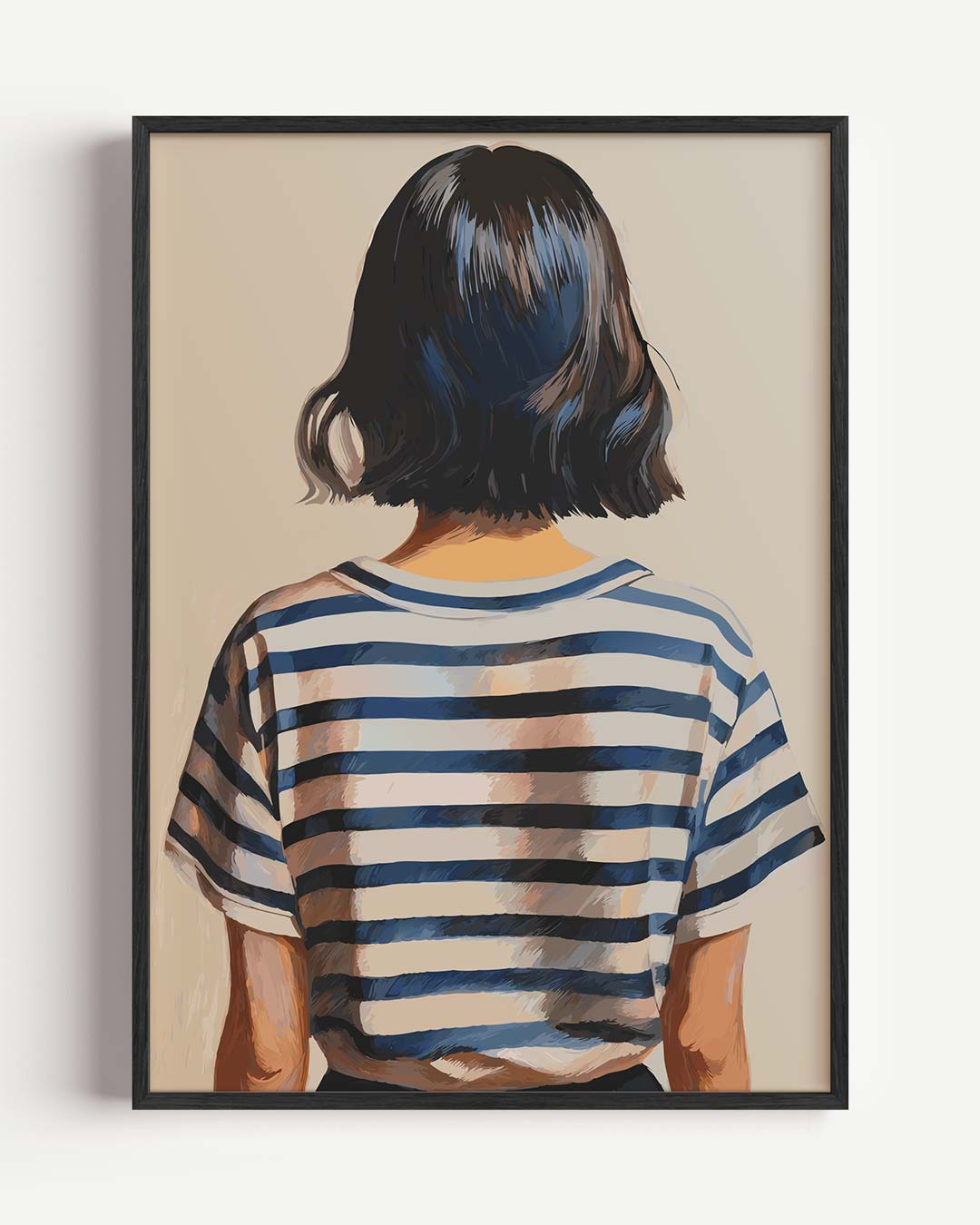 Stijlvolle Strepen Art Poster