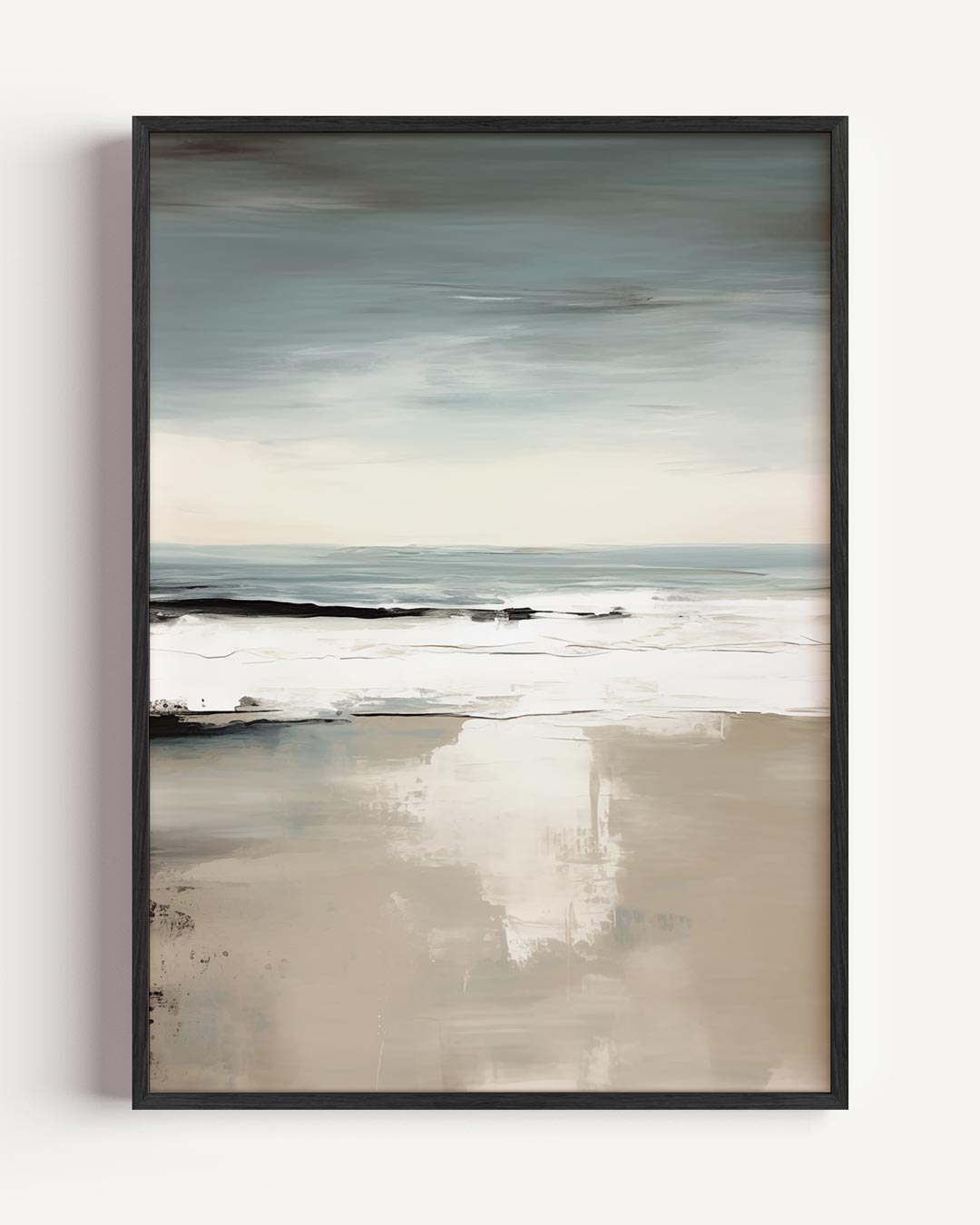 Rustgevende Strandlandschap Poster-WallArtistic