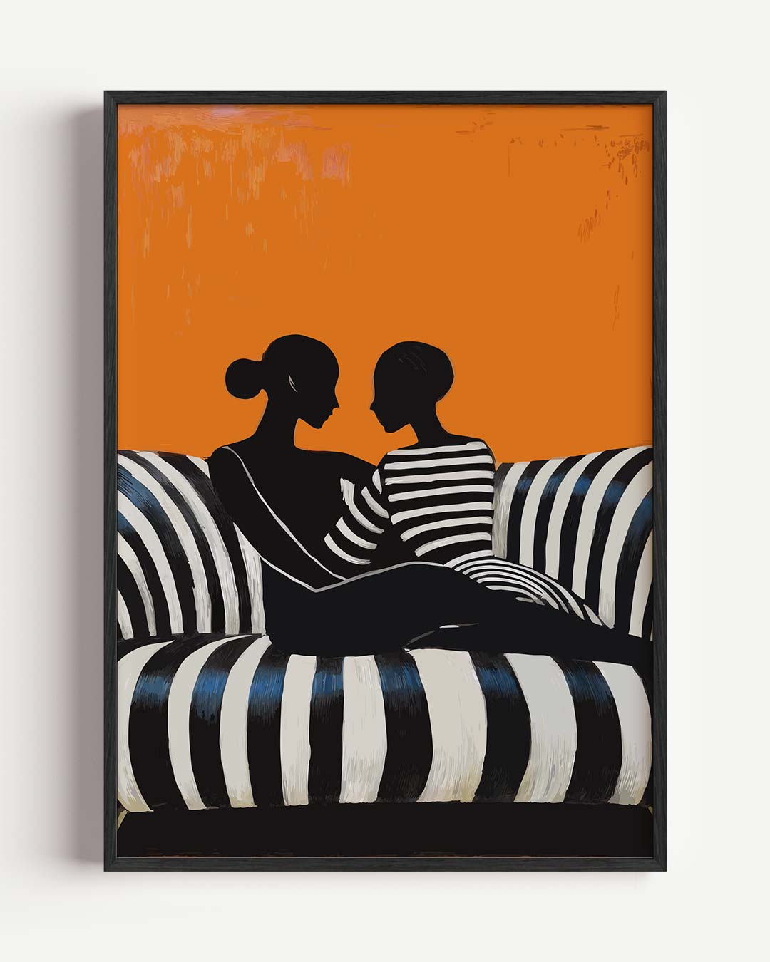 Stijlvolle Silhouetten Poster