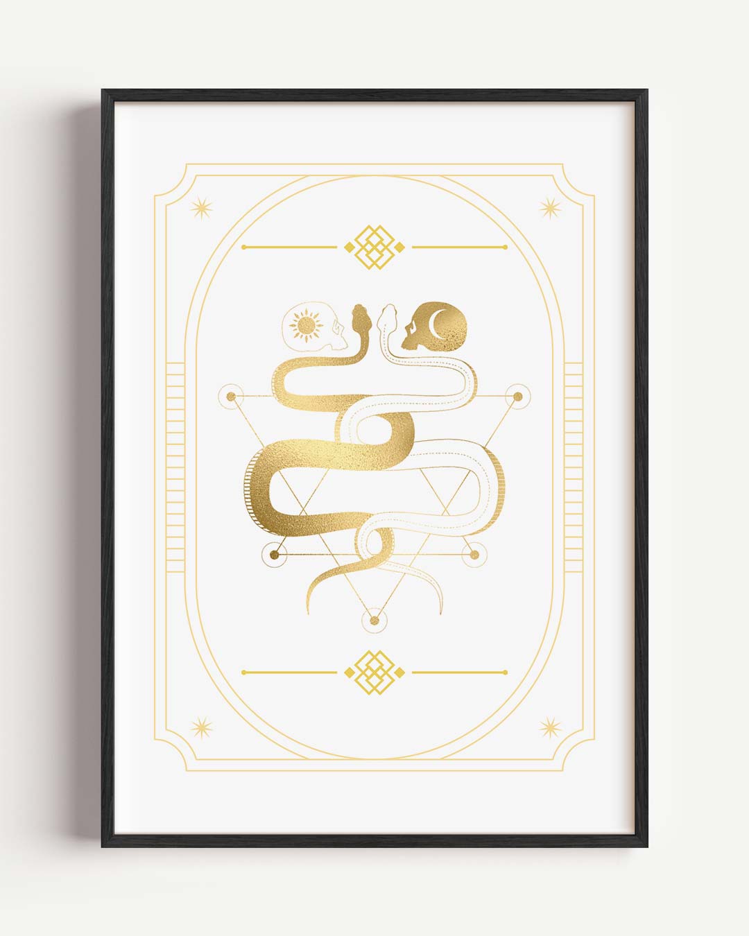 Mystieke Slangensymbool Poster