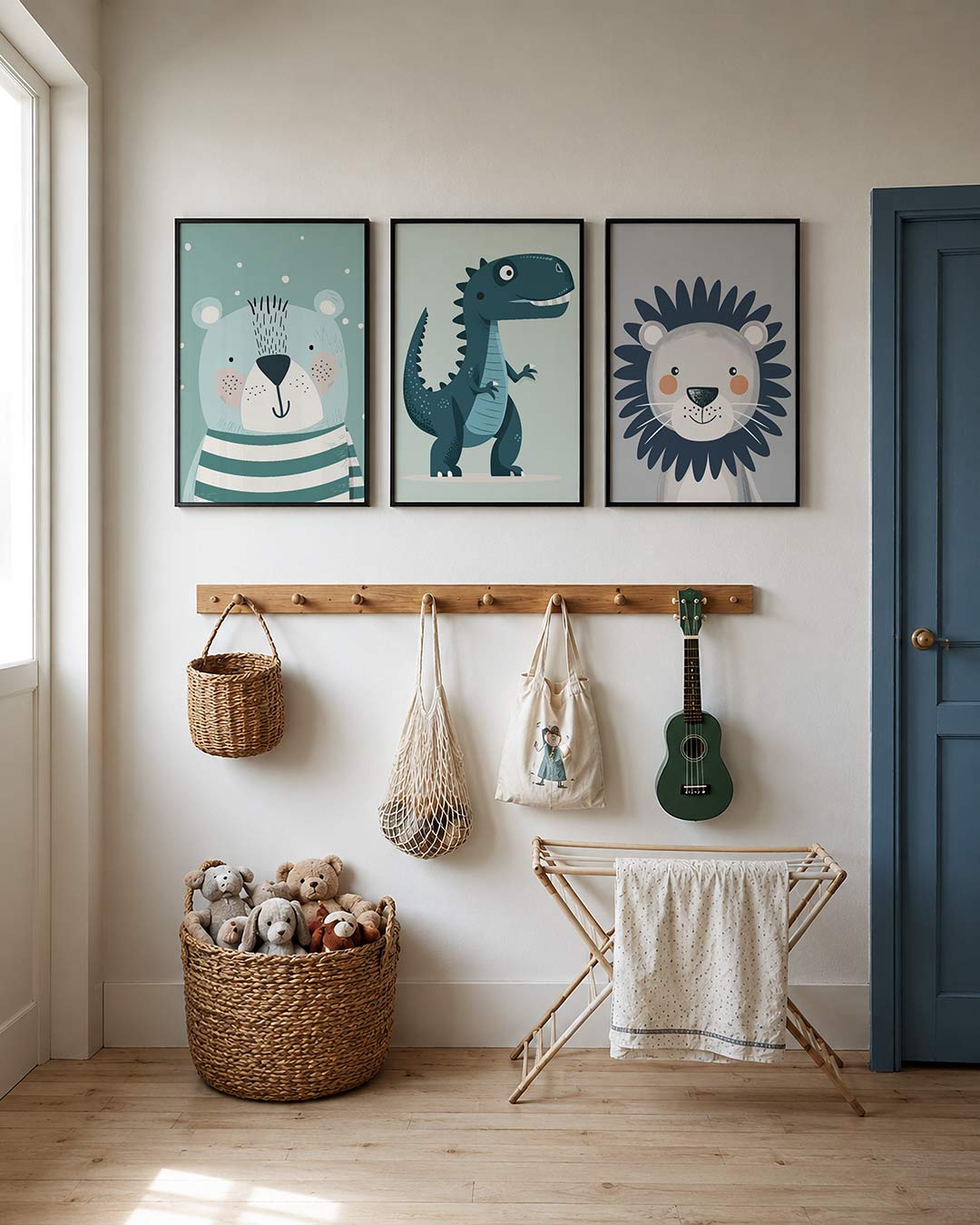 Vrolijke leeuw Posterset