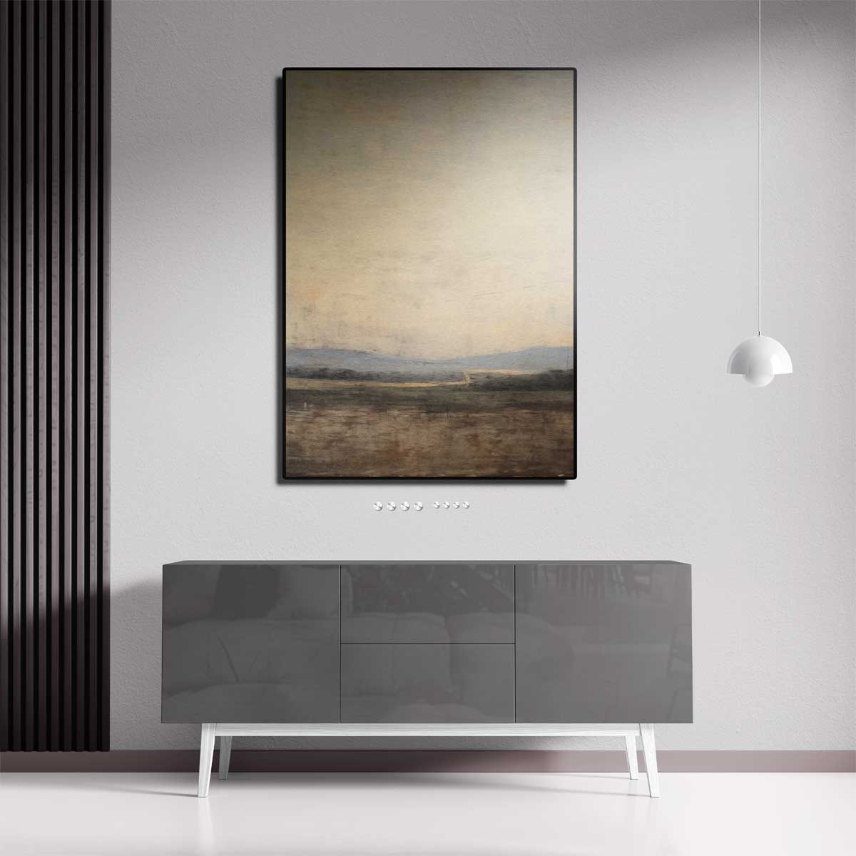 Rustgevende Landschap Horizon Kunstwerk-canvas-dibond-plexiglas-wanddecoratie-WallArtistic
