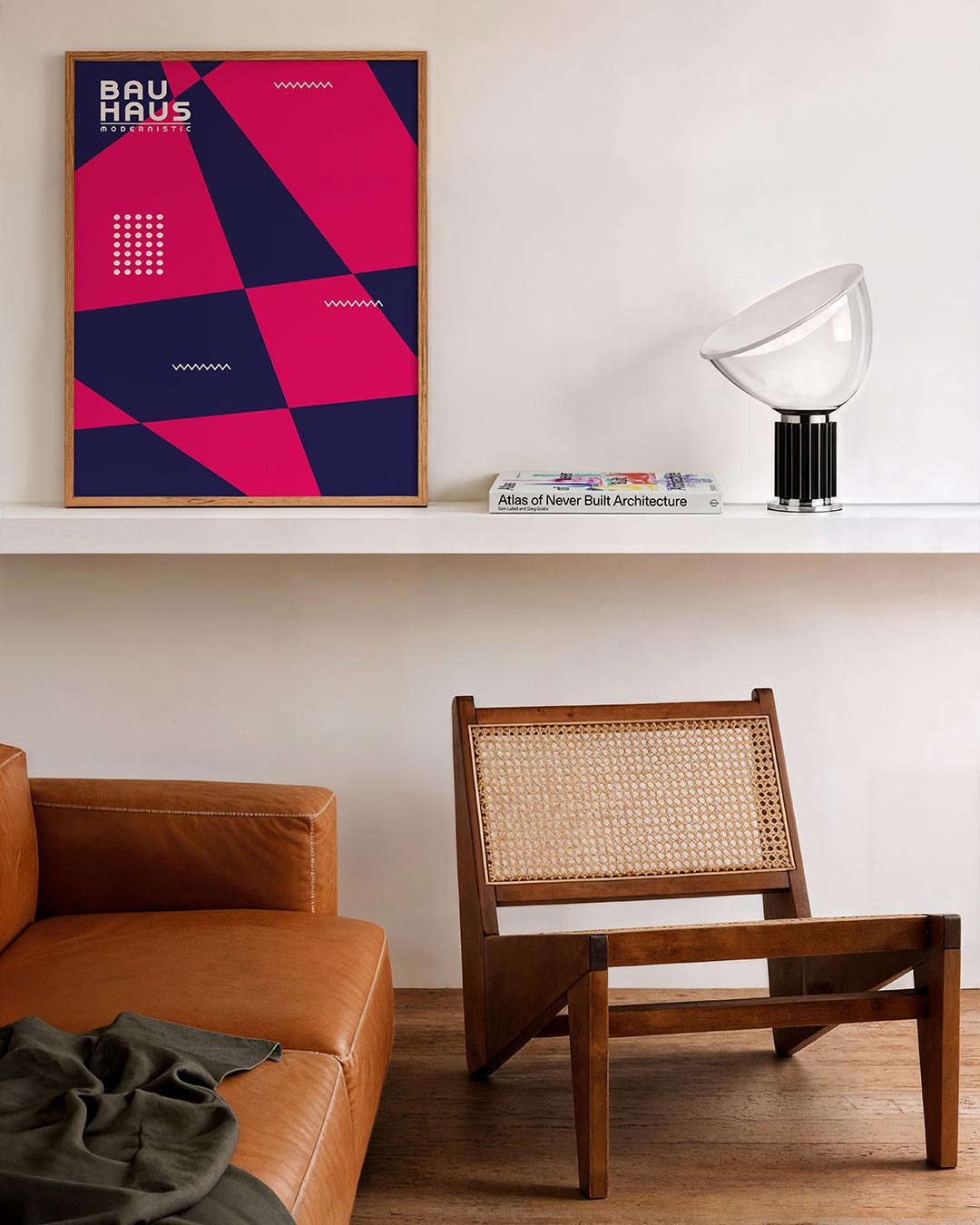 Vorm en kleurvlakken Poster