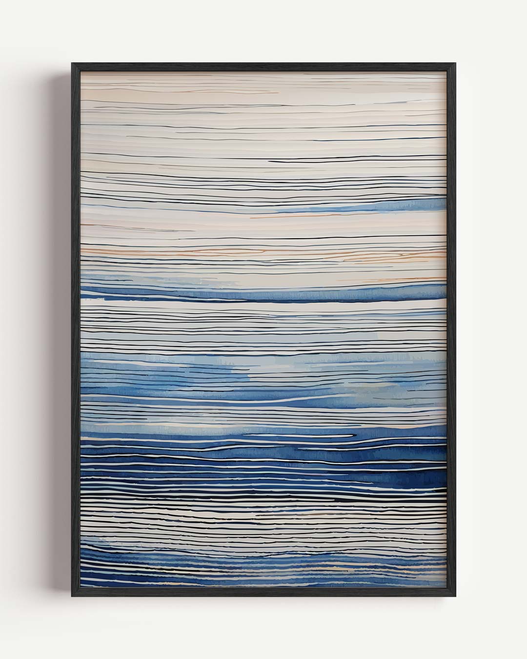 Golvende Oceanen Abstracte Poster