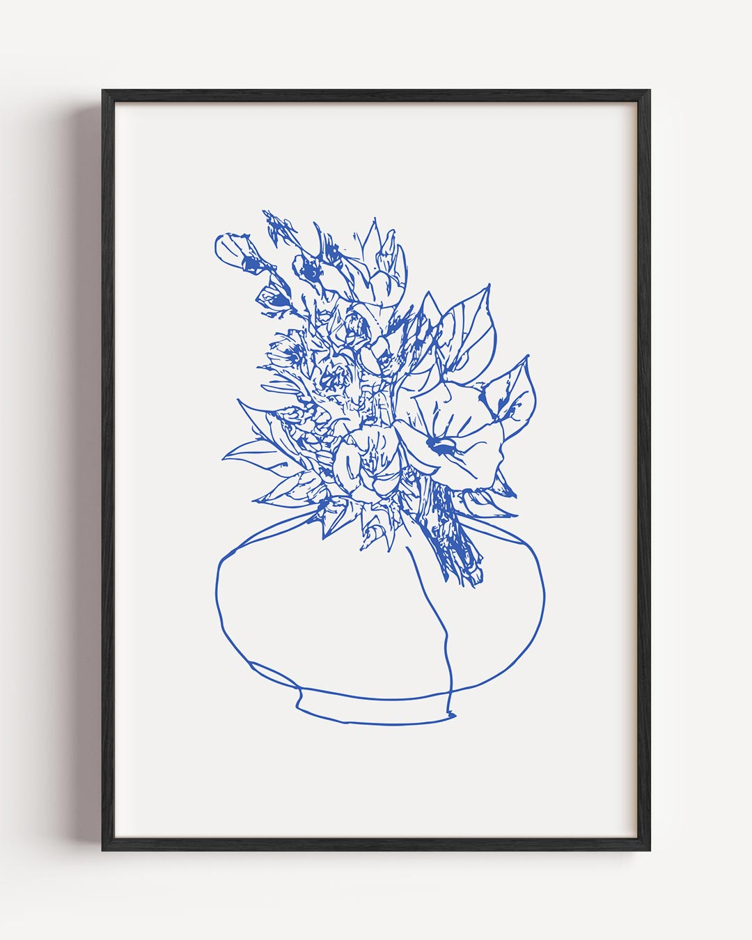 Elegante Bloemenvaas Poster-WallArtistic