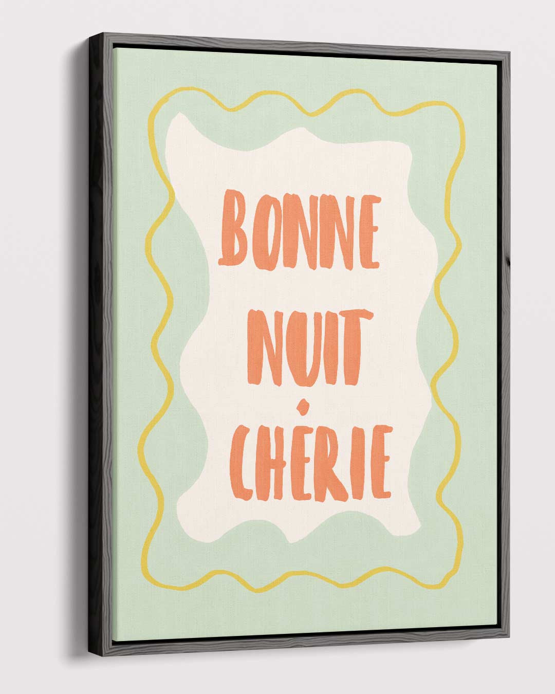 Bonne Nuit Chérie Kunstwerk-canvas-dibond-plexiglas-wanddecoratie-WallArtistic