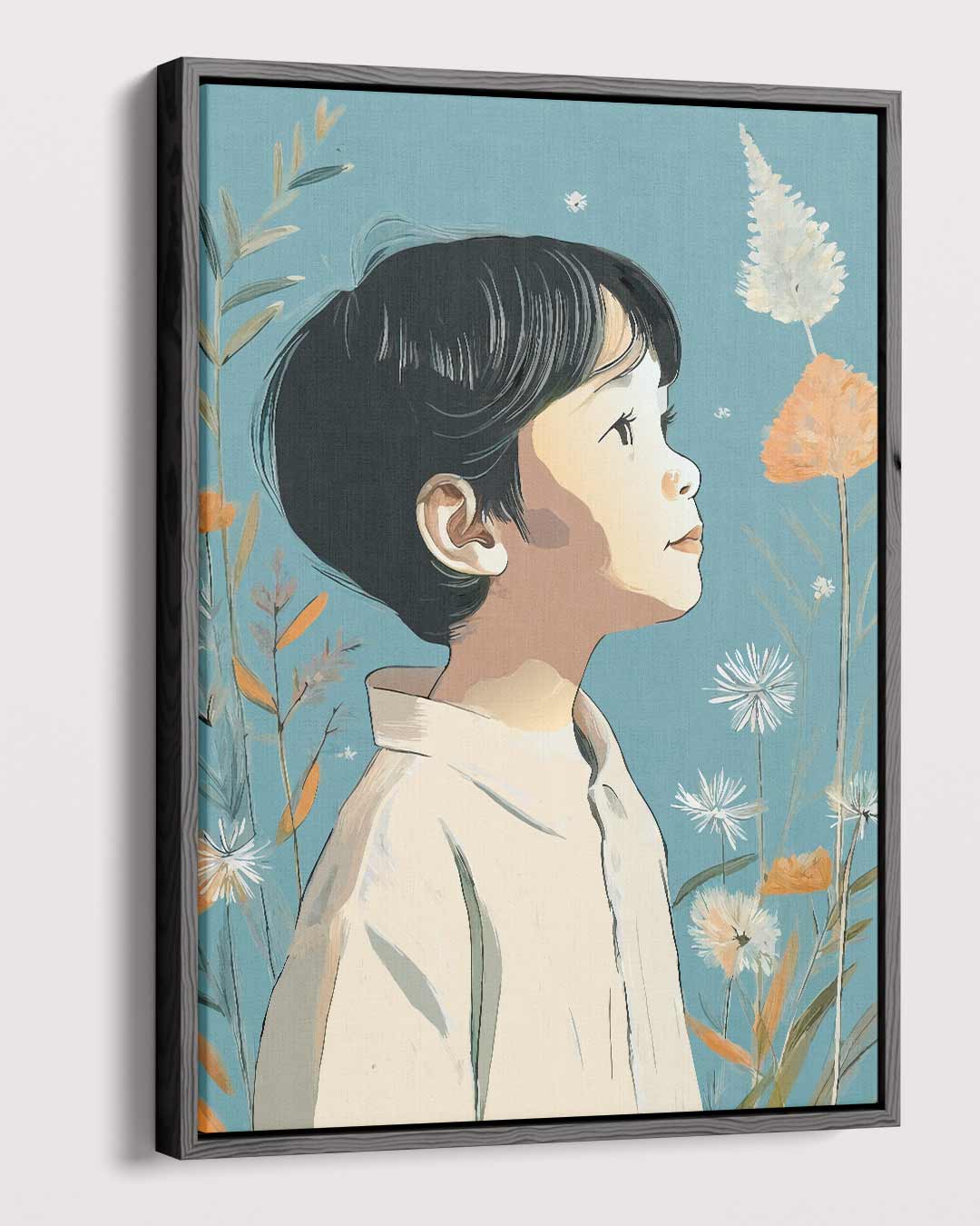 Dromerige Kinderblik Kunstwerk-canvas-dibond-plexiglas-wanddecoratie-WallArtistic