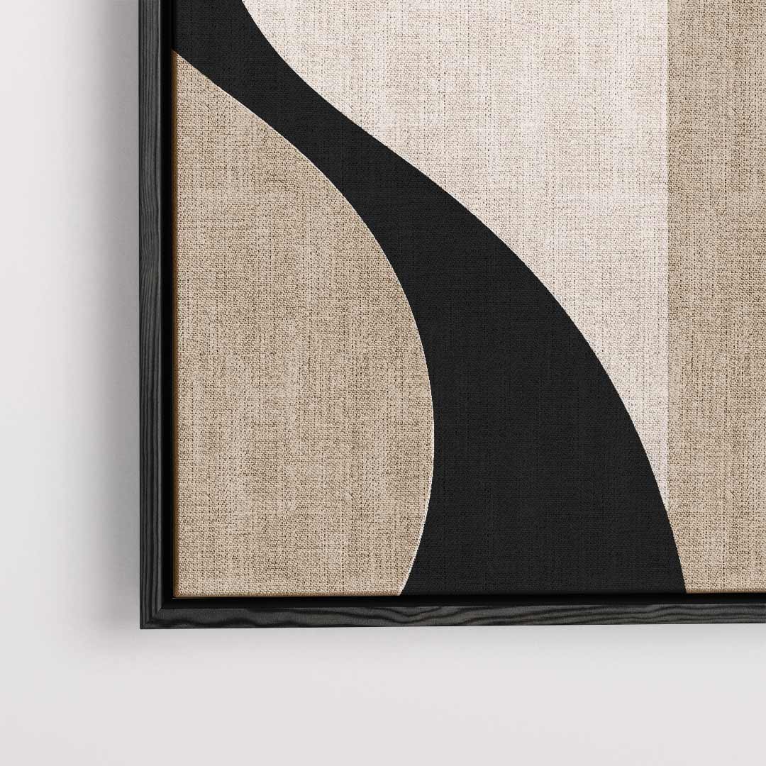 Elegante Abstractie in Beweging Kunstwerk-canvas-dibond-plexiglas-wanddecoratie-WallArtistic