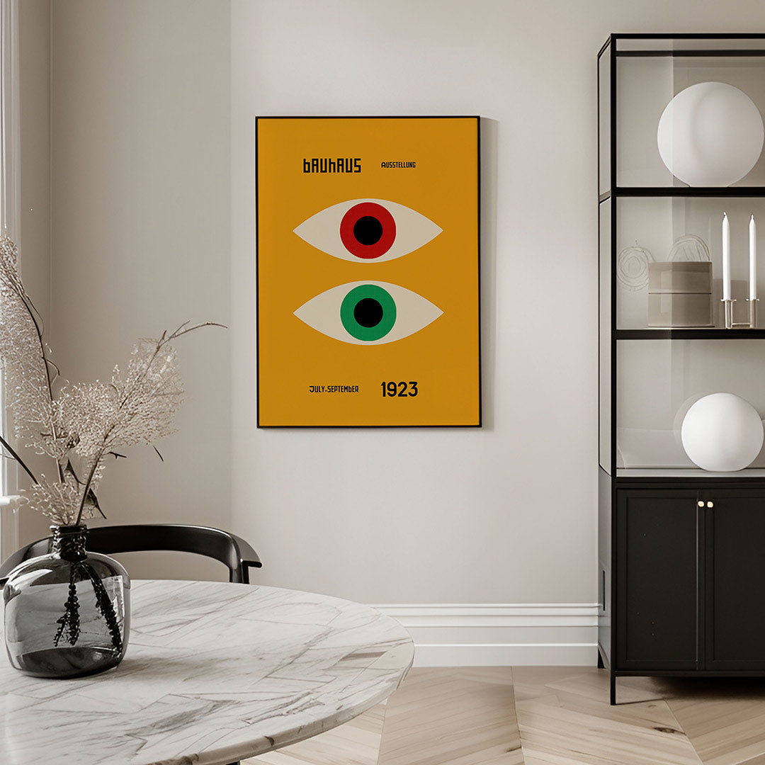 Oogvormen en kleur Poster