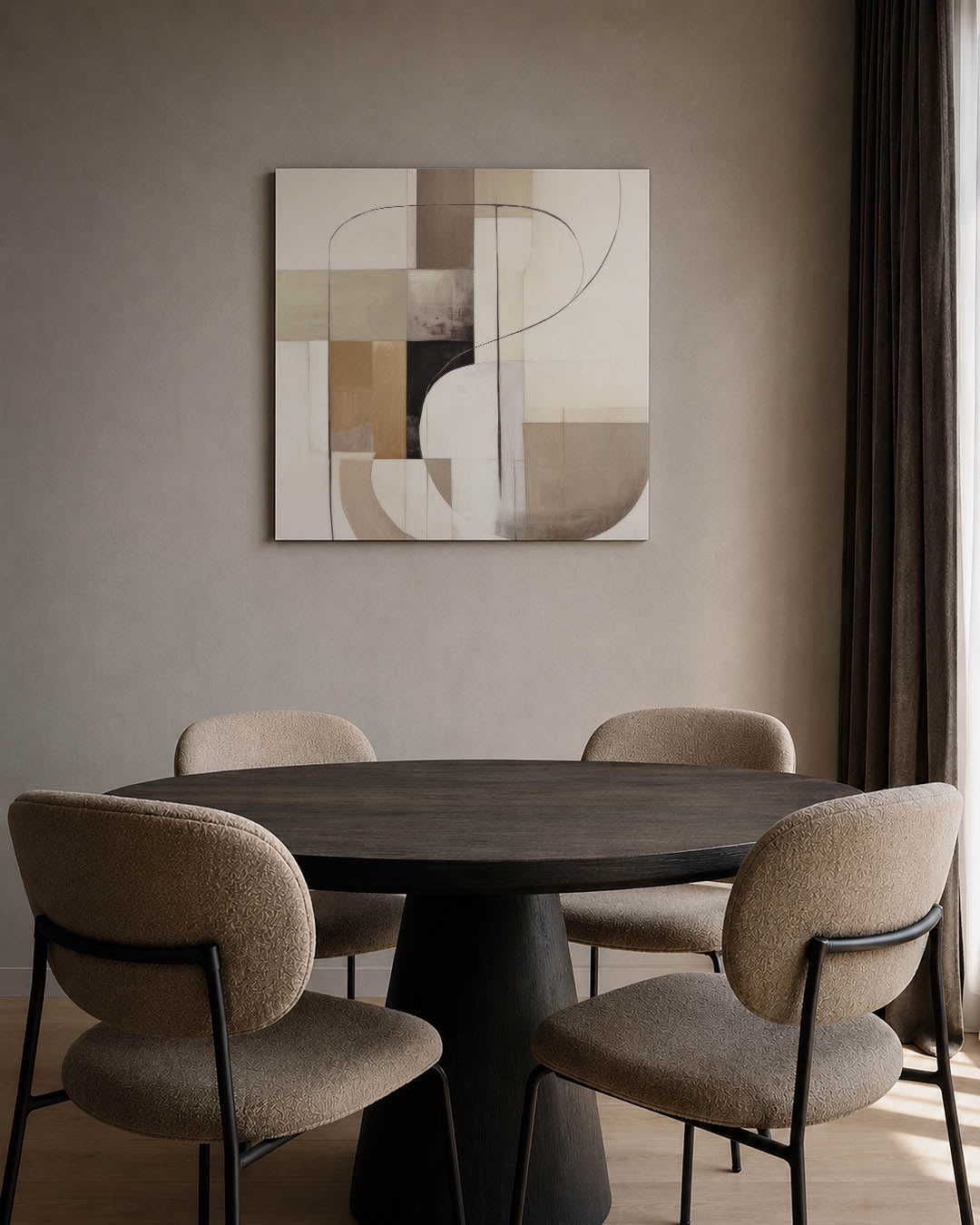 Geometrische vormen Kunstwerk