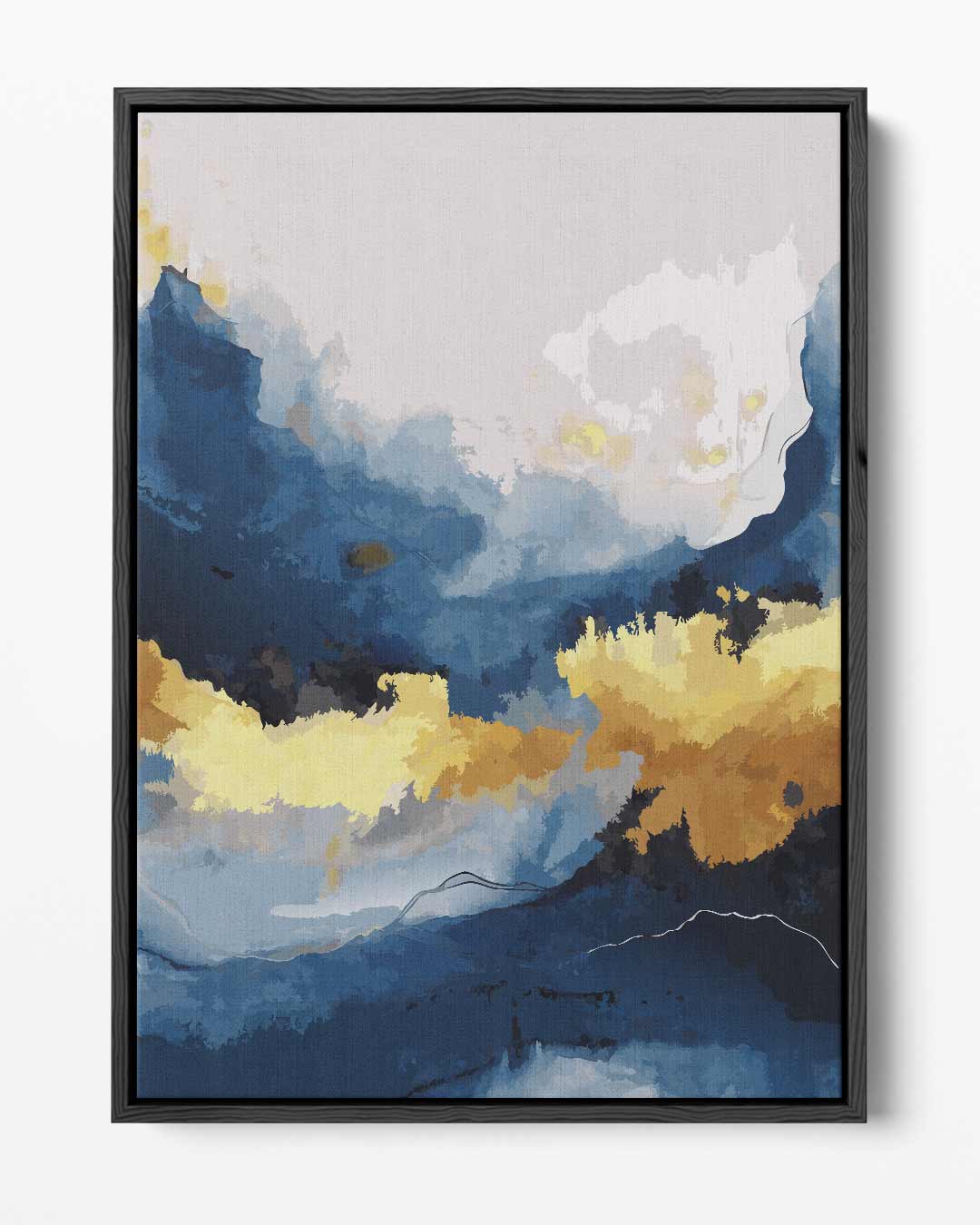 Hemelse Blauwe Dromen Kunstwerk-canvas-dibond-plexiglas-wanddecoratie-WallArtistic