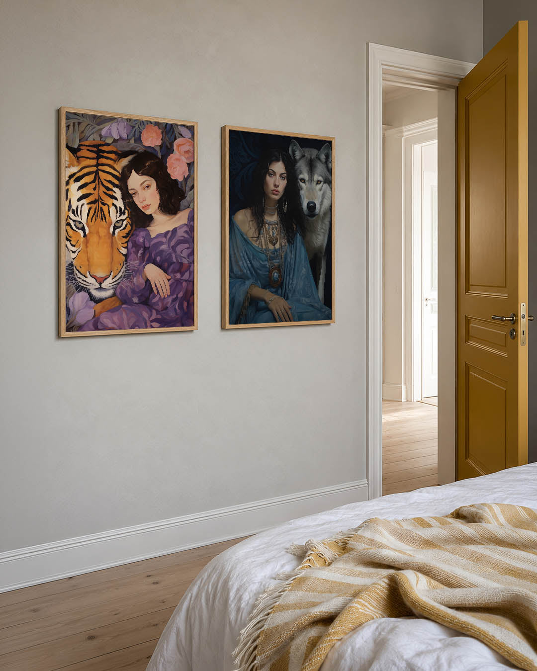 Dier en mens harmonie Posterset