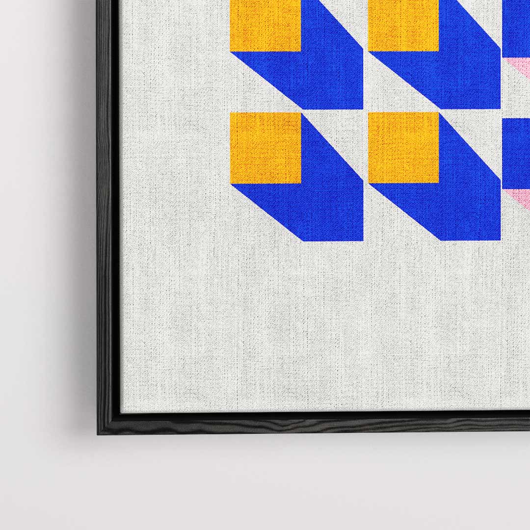 Bauhaus Geometrische Patronen Poster Kunstwerk
