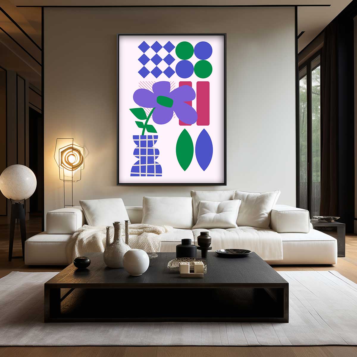 Bloemenfeest Kunstwerk-canvas-dibond-plexiglas-wanddecoratie-WallArtistic