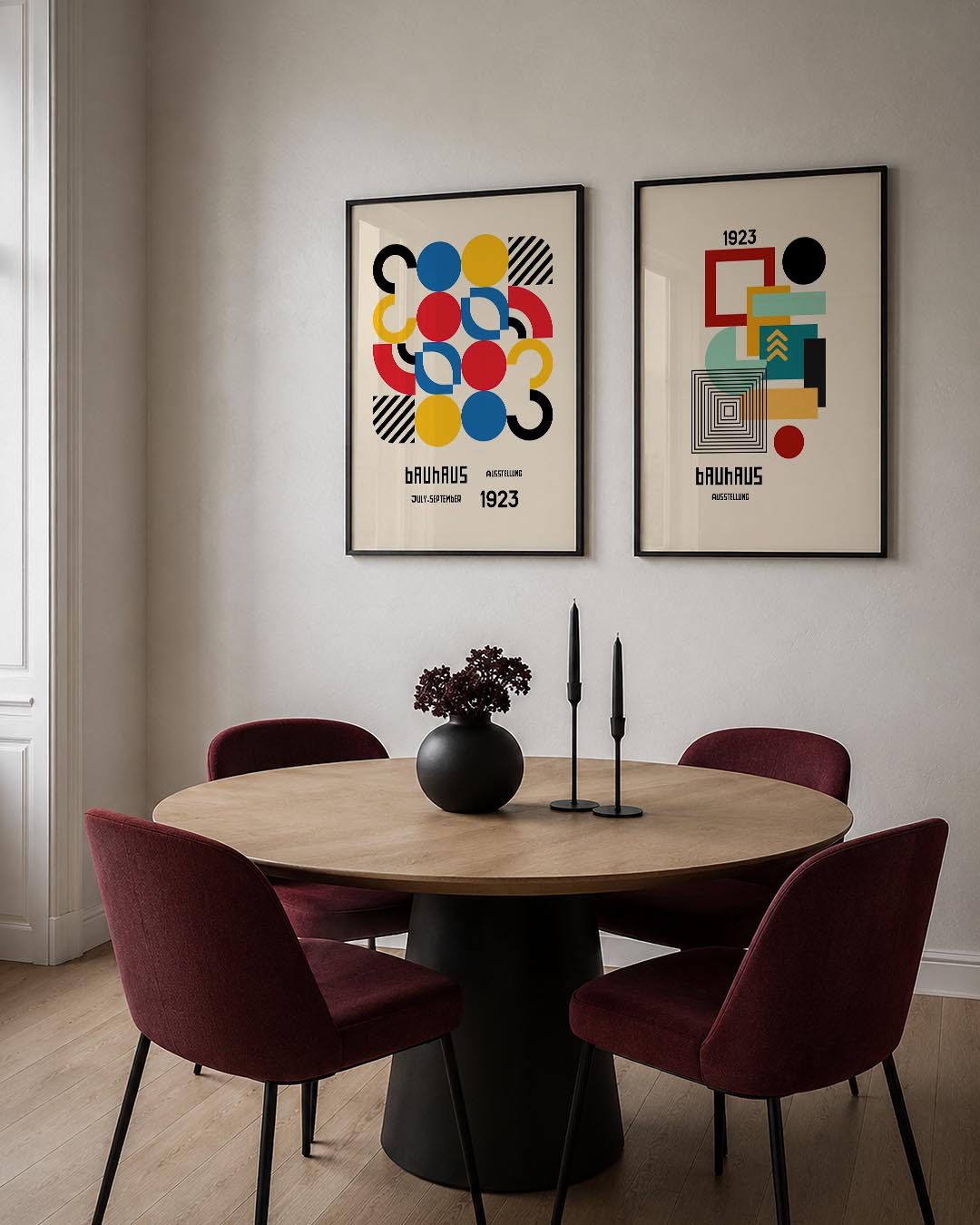 Vormen en kleurvlakken Posterset