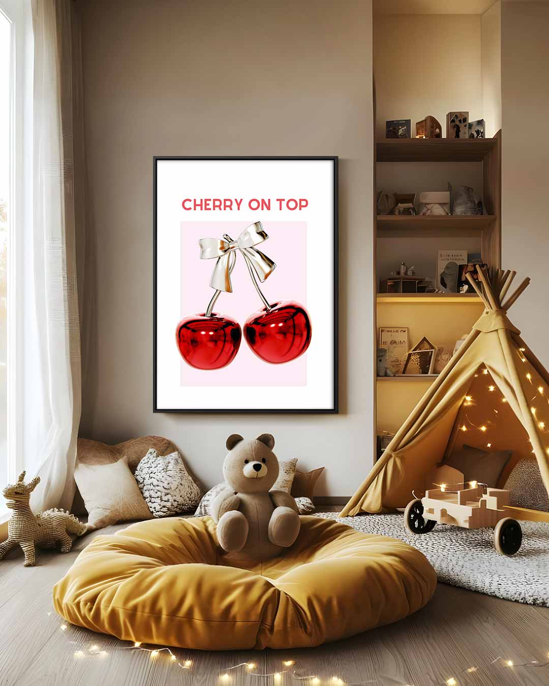 Cherry on Top Kunstwerk-canvas-dibond-plexiglas-wanddecoratie-WallArtistic